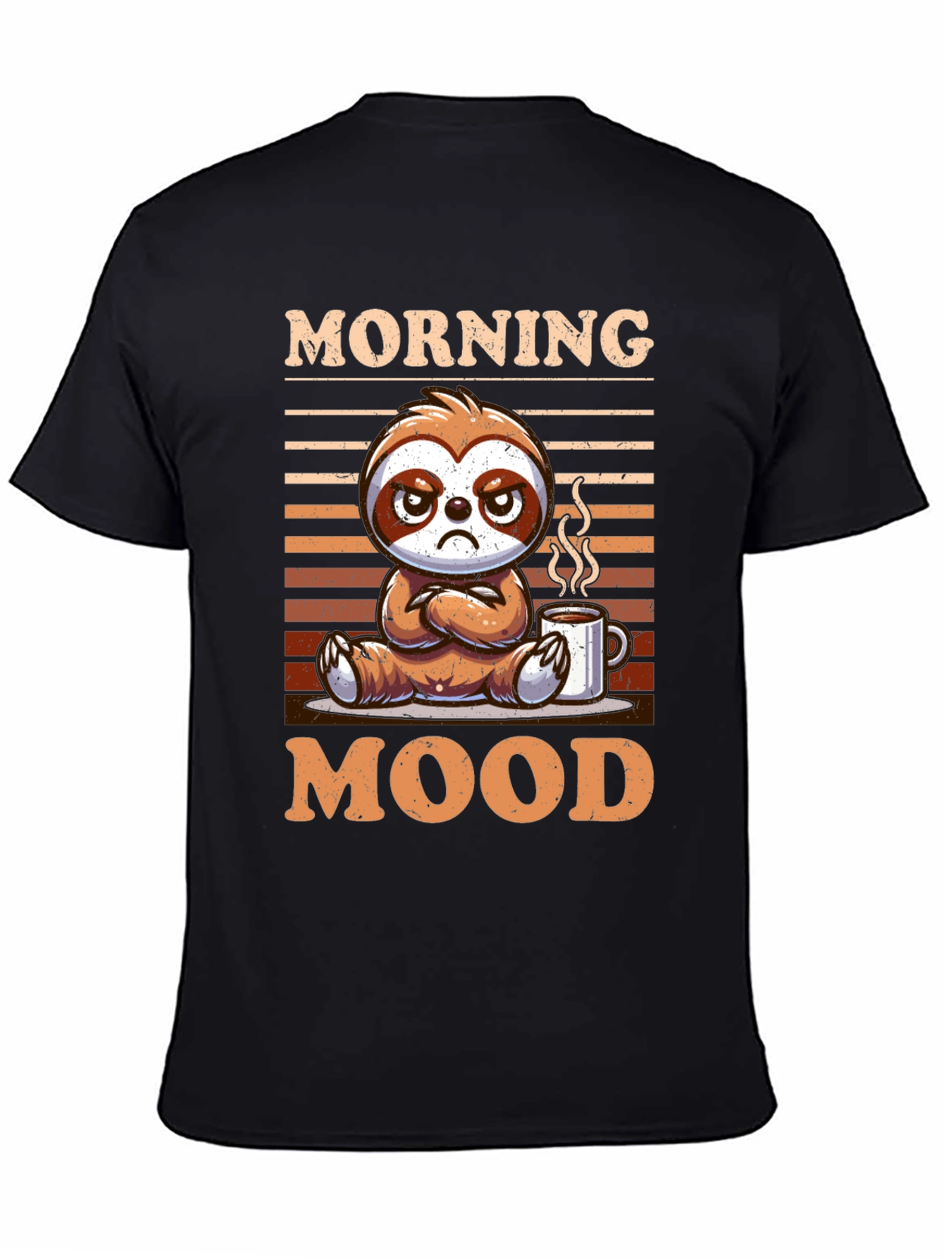 Morning Mood Sloth Graphic Tee