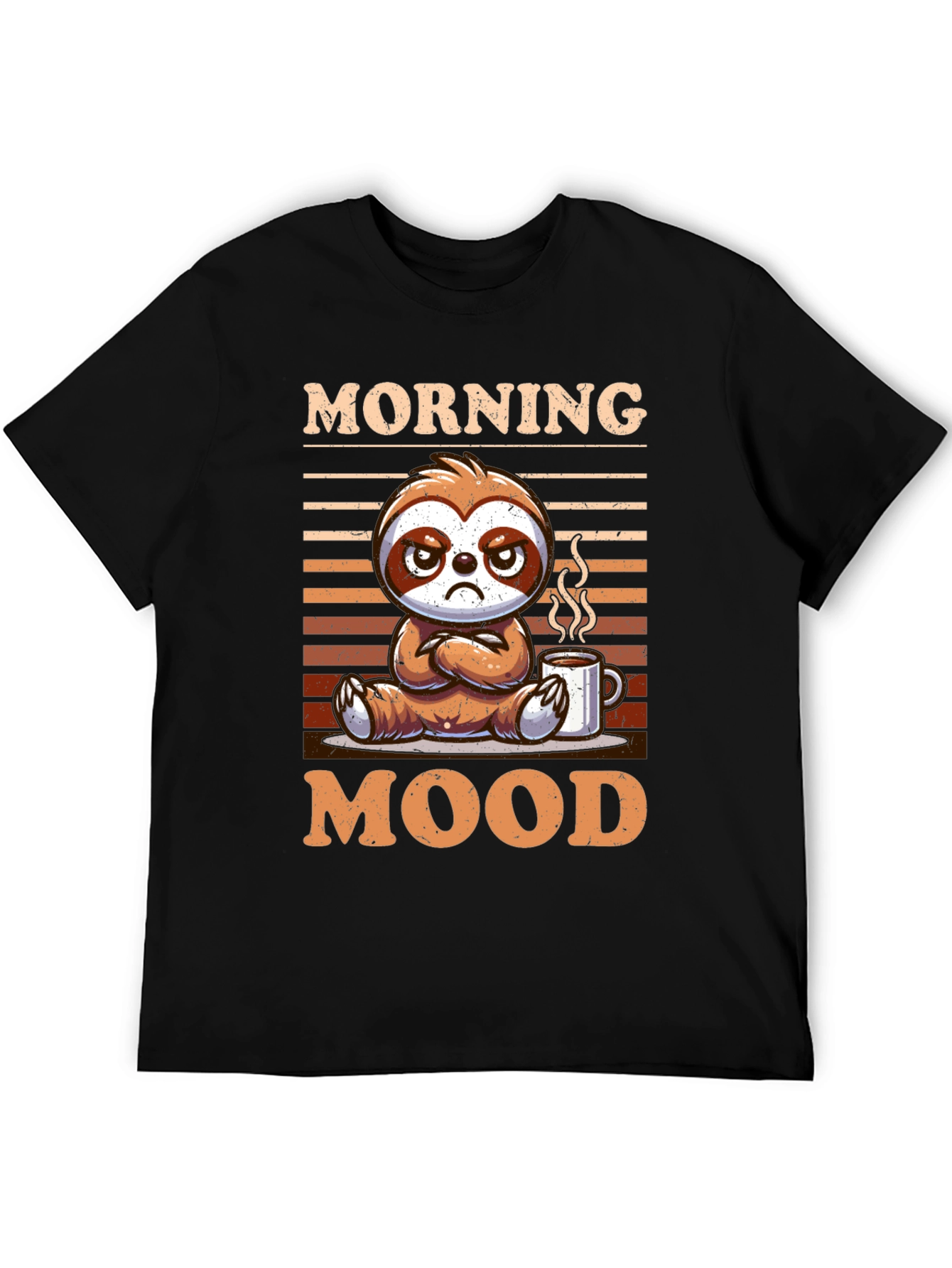 Morning Mood Sloth Graphic Tee