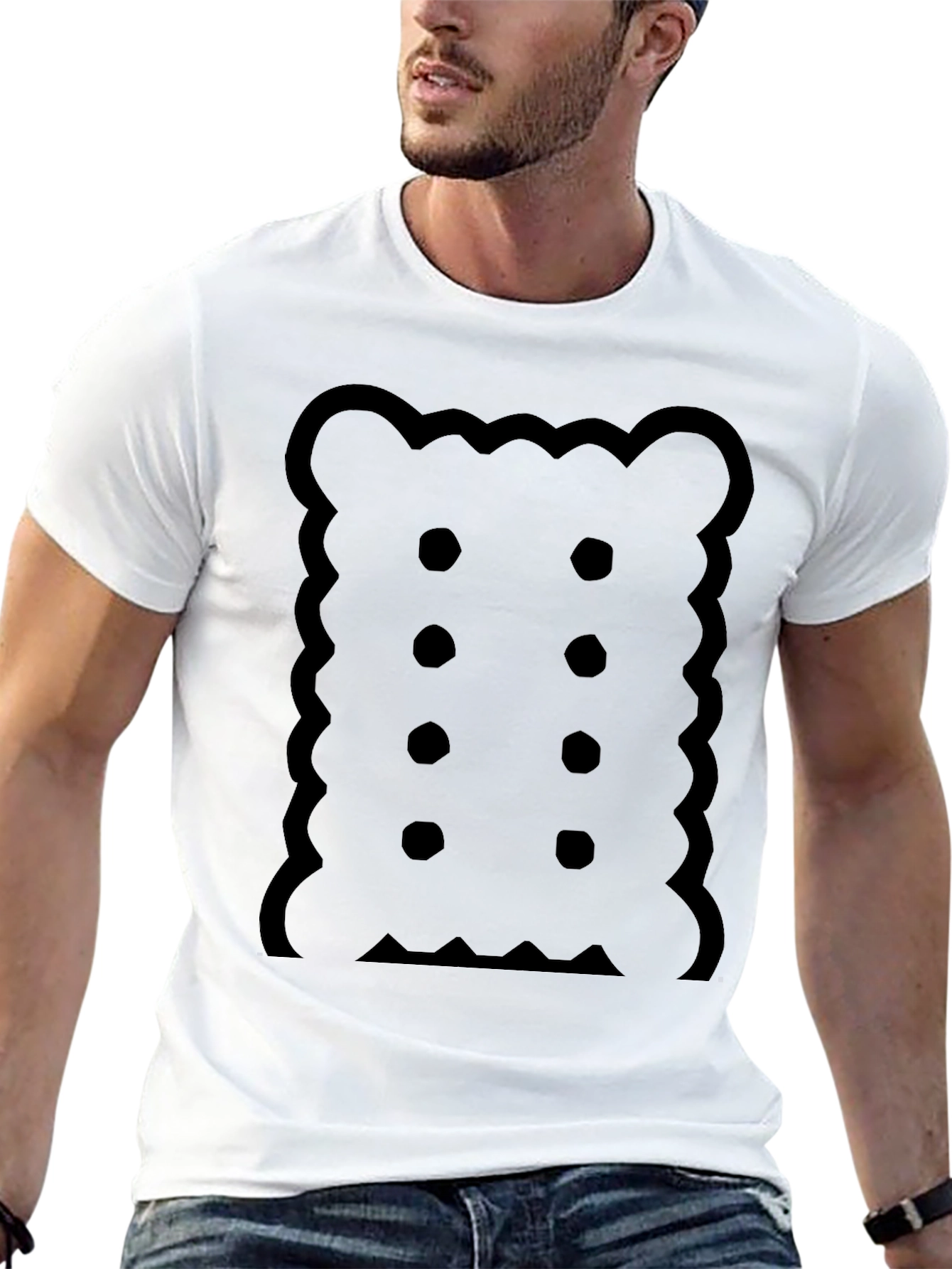 Biscuit Graphic Tee - Novelty T-Shirt