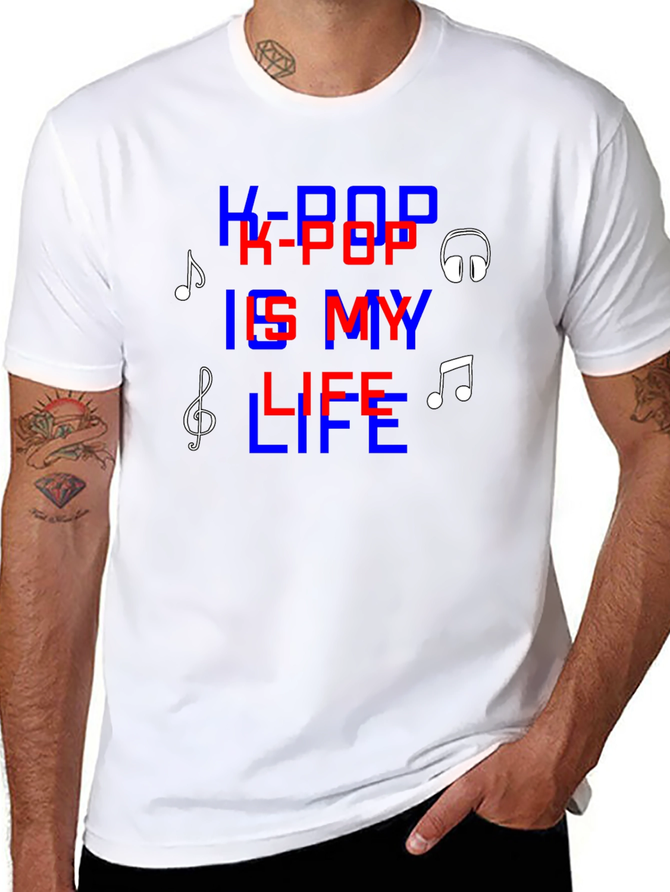 K-Pop Is My Life Graphic T-Shirt