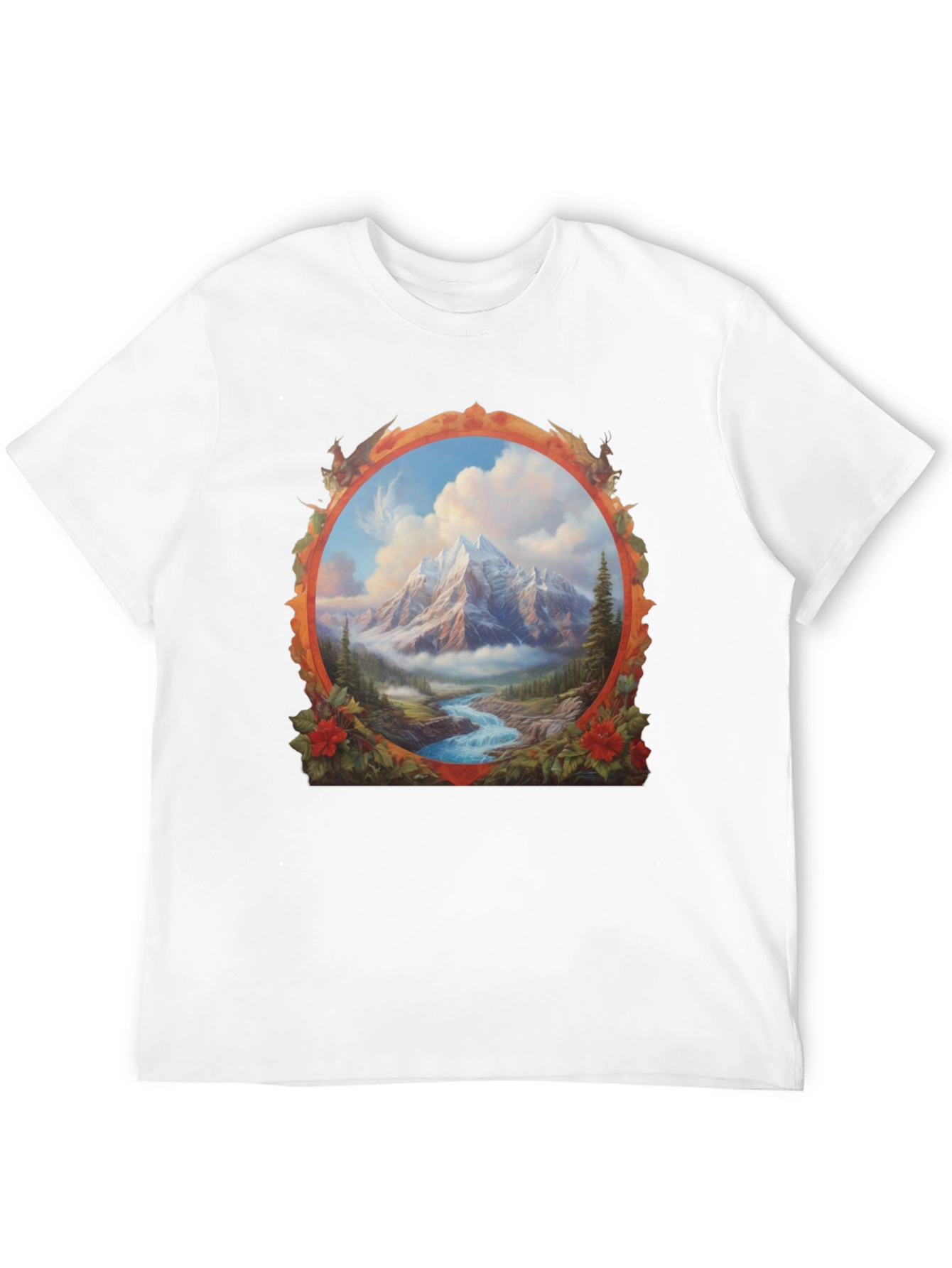 Mountain River Graphic Tee