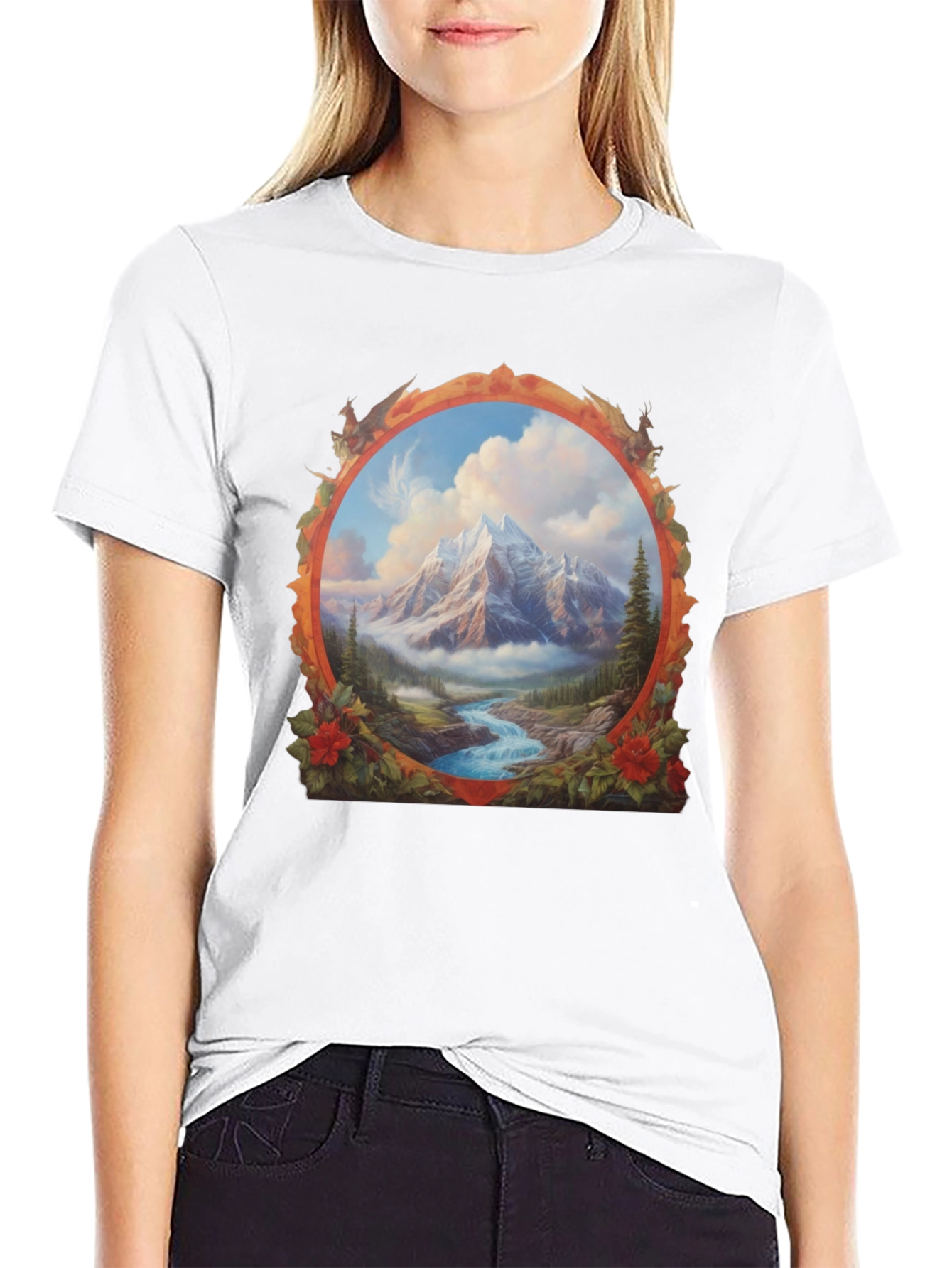 Mountain River Graphic Tee