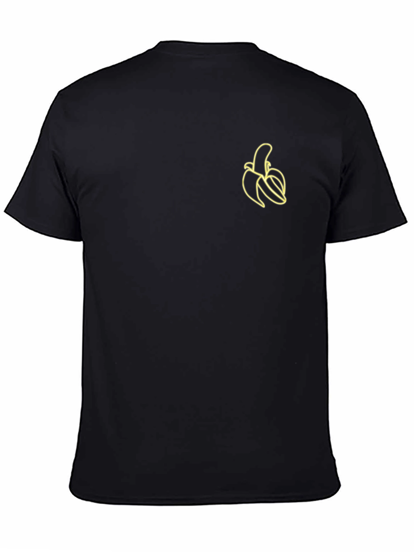 Banana Graphic Tee - Black Short Sleeve T-Shirt