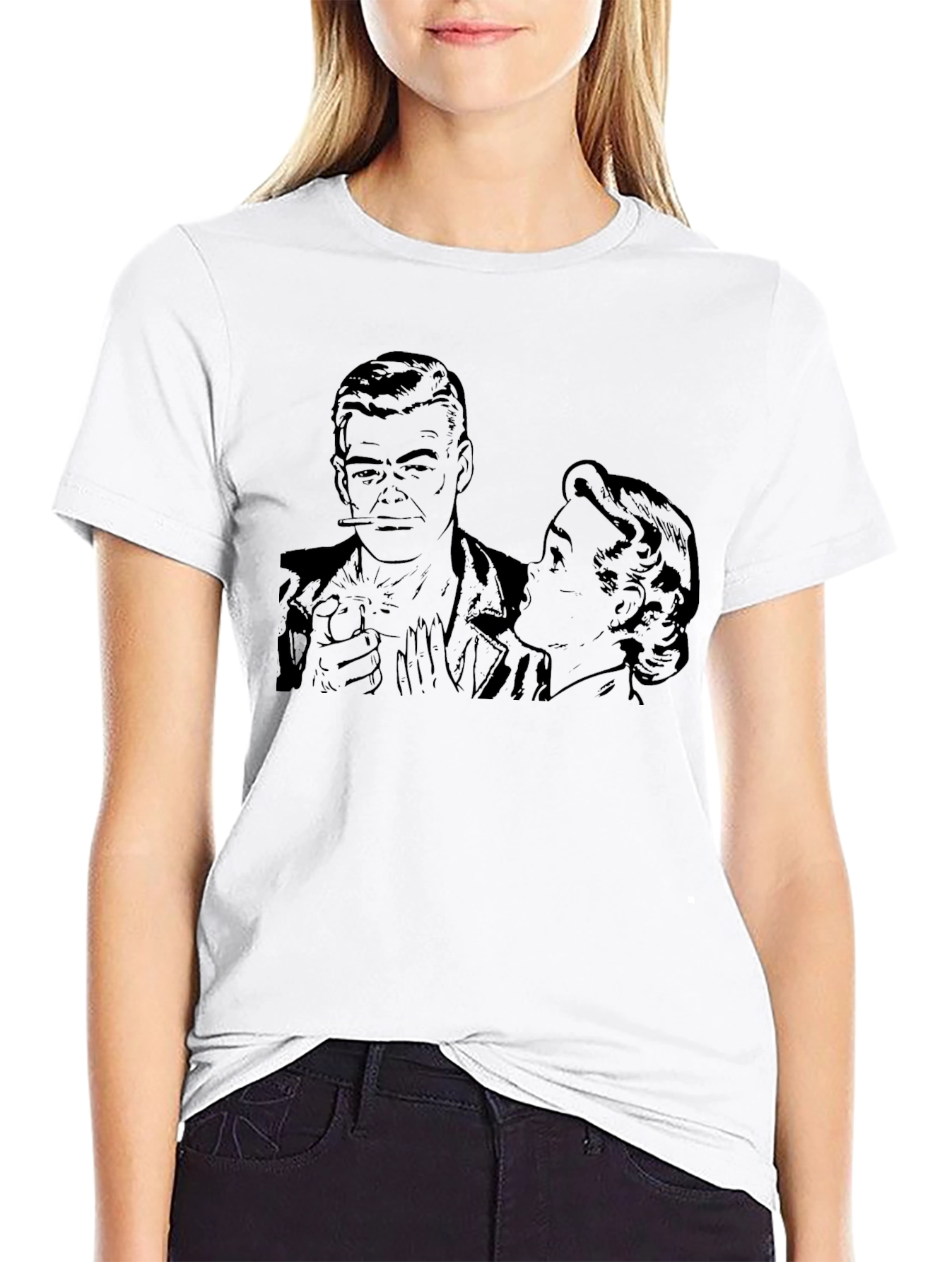 Retro Noir Graphic T-Shirt - Classic Style