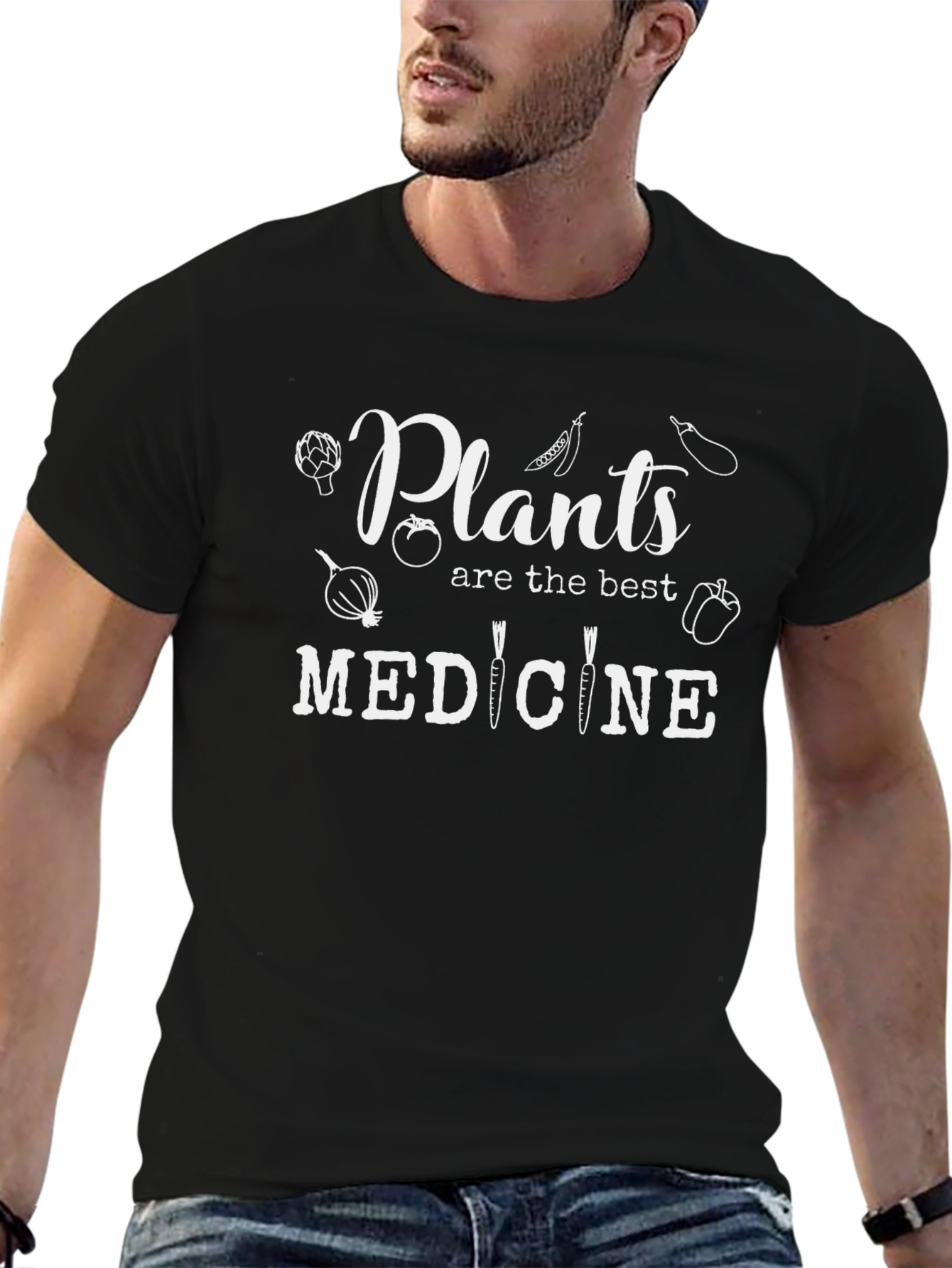 Plants Are The Best Medicine Graphic Tee