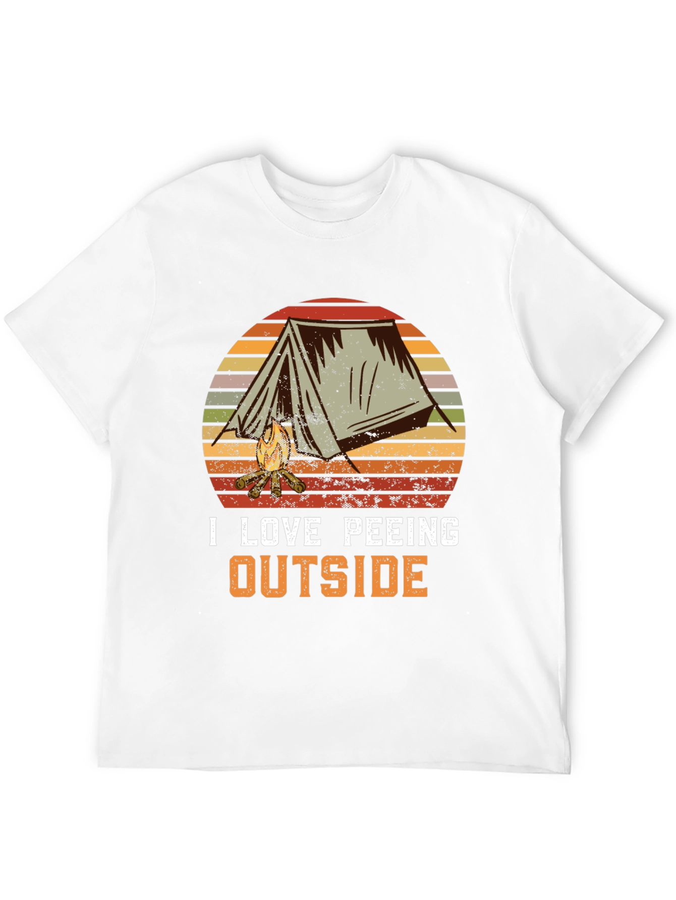 I Love Peeing Outside Camping T-Shirt