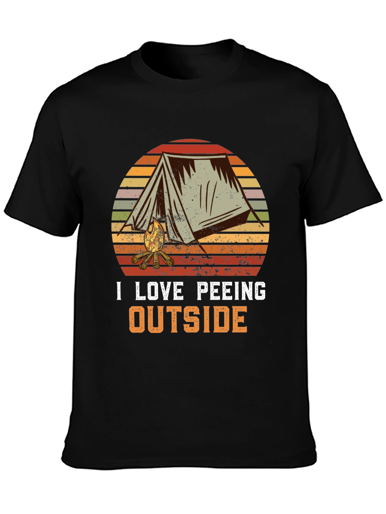I Love Peeing Outside Camping T-Shirt