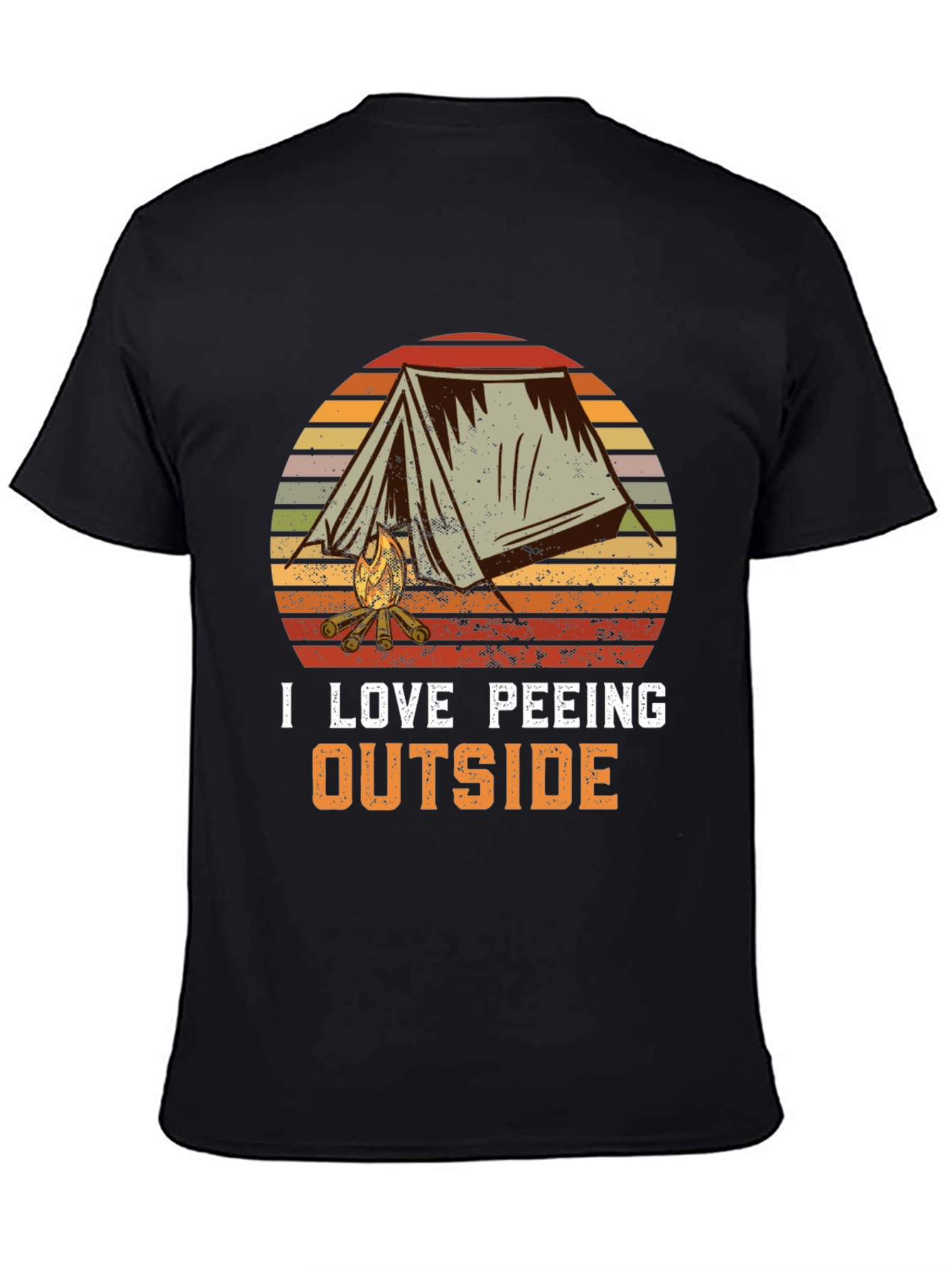 I Love Peeing Outside Camping T-Shirt