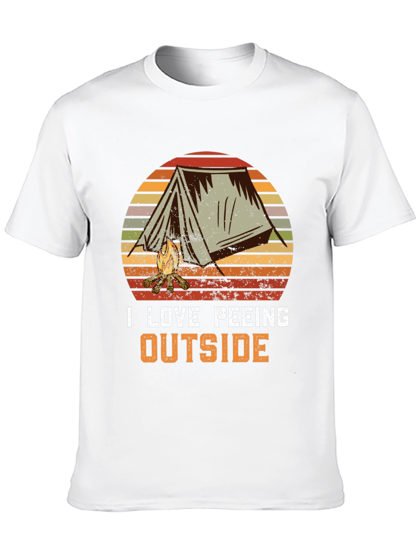 I Love Peeing Outside Camping T-Shirt