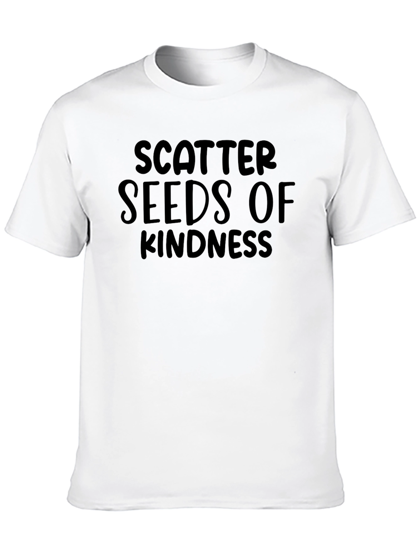 Scatter Seeds of Kindness Black Tee