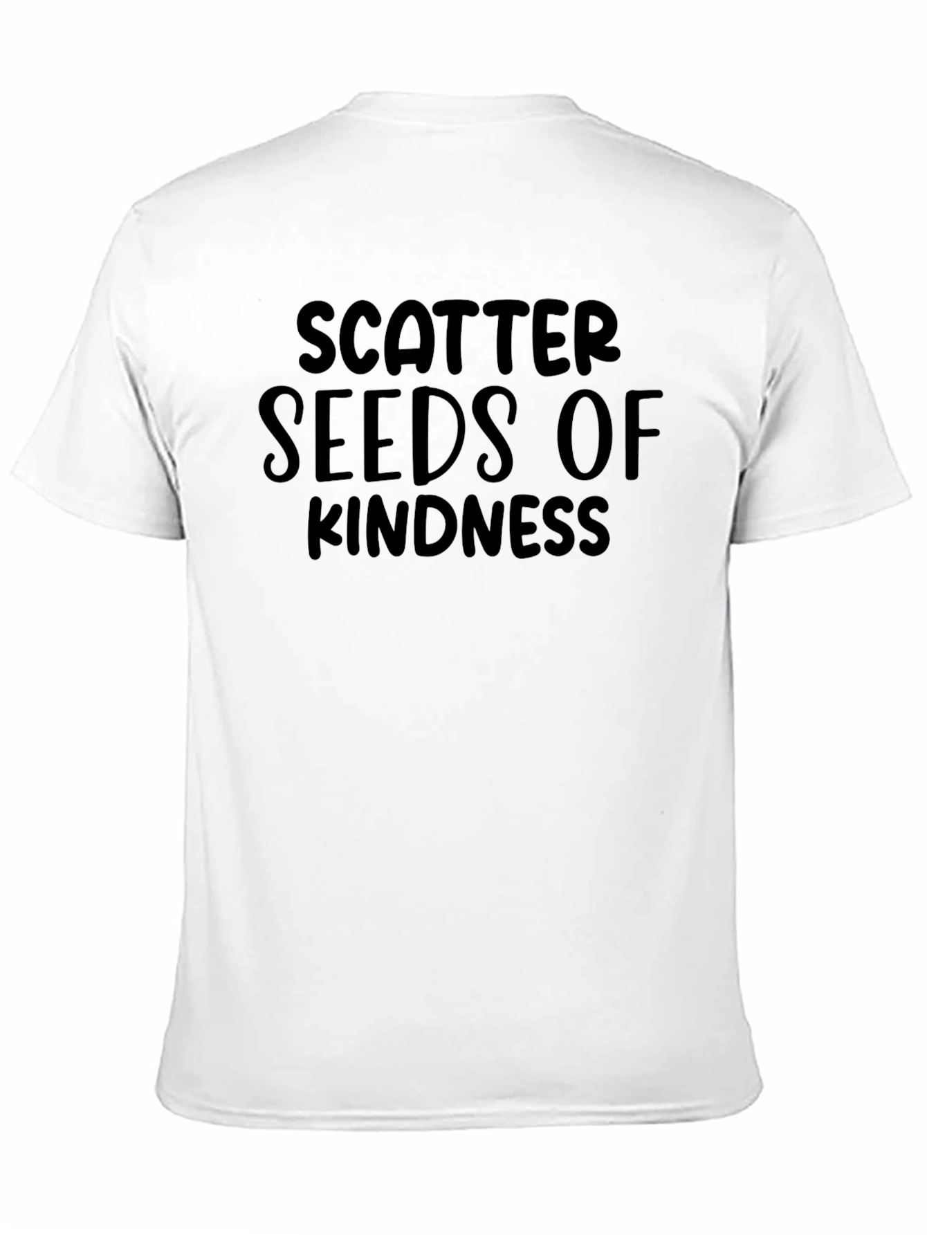 Scatter Seeds of Kindness Black Tee