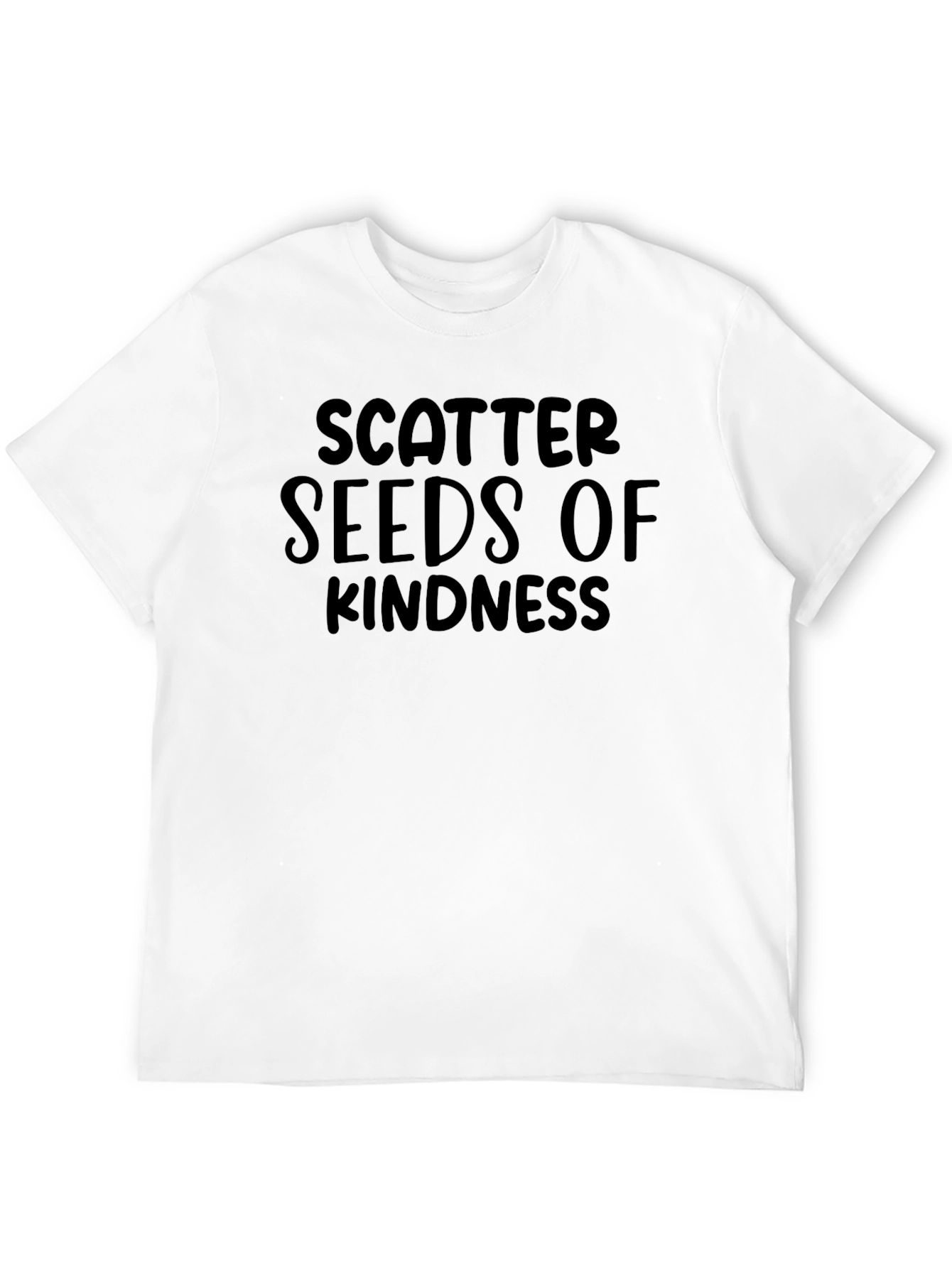 Scatter Seeds of Kindness Black Tee