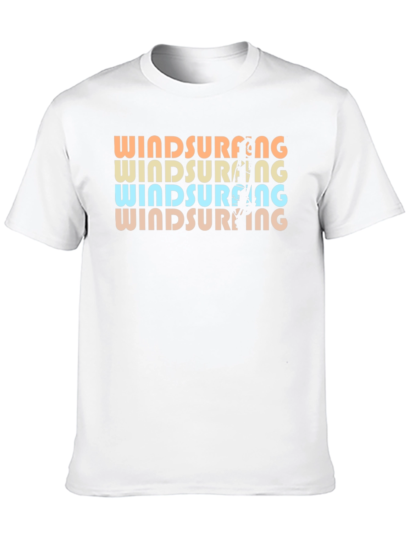 Retro Windsurfing Graphic T-Shirt