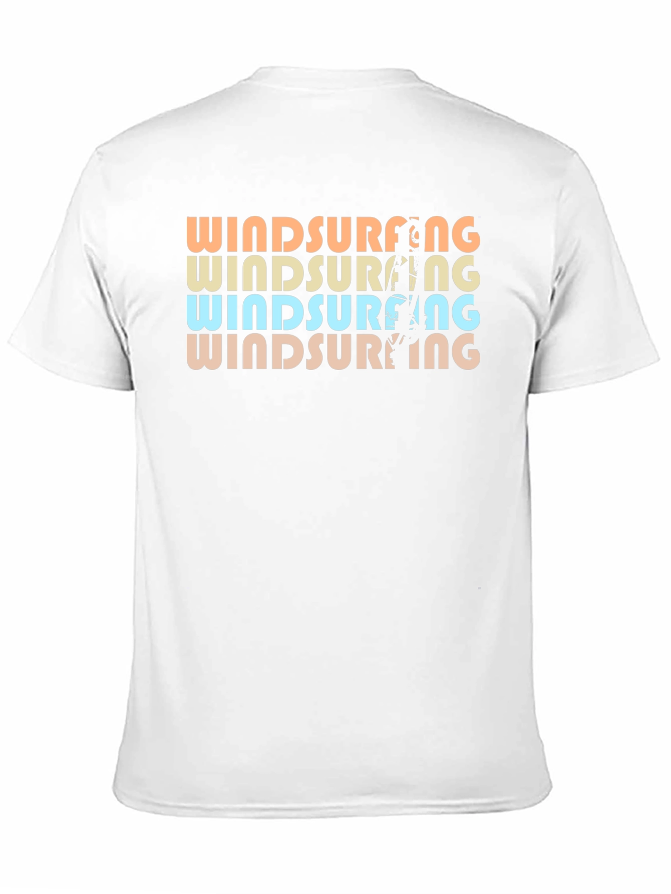 Retro Windsurfing Graphic T-Shirt