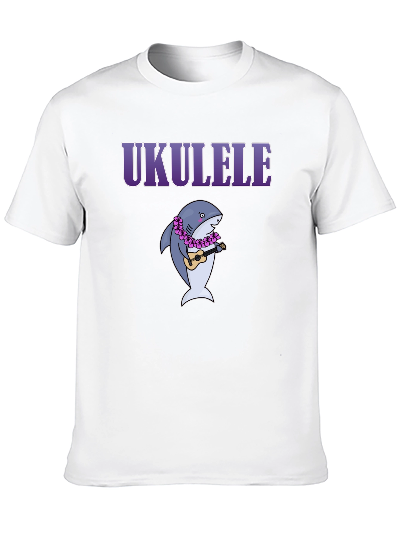 Ukulele Shark Graphic Tee - Aloha Vibes