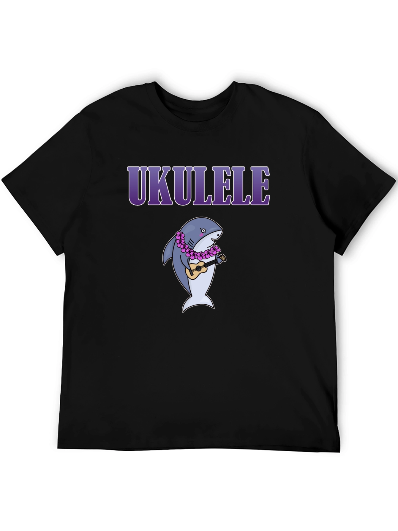 Ukulele Shark Graphic Tee - Aloha Vibes