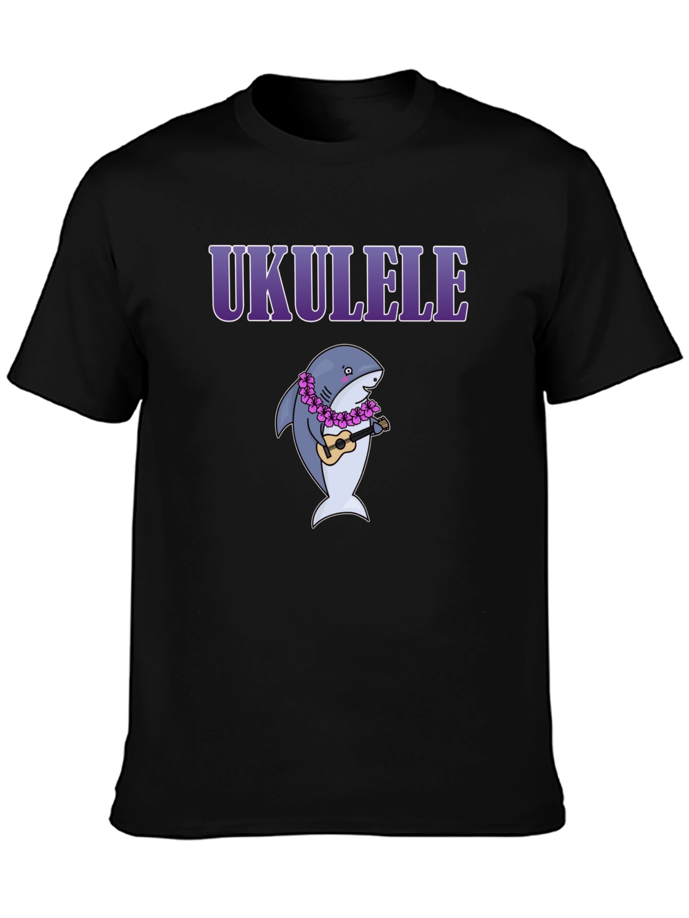 Ukulele Shark Graphic Tee - Aloha Vibes