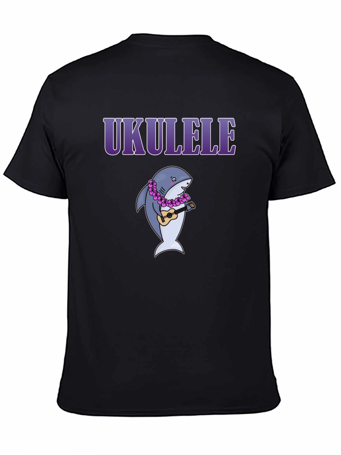 Ukulele Shark Graphic Tee - Aloha Vibes