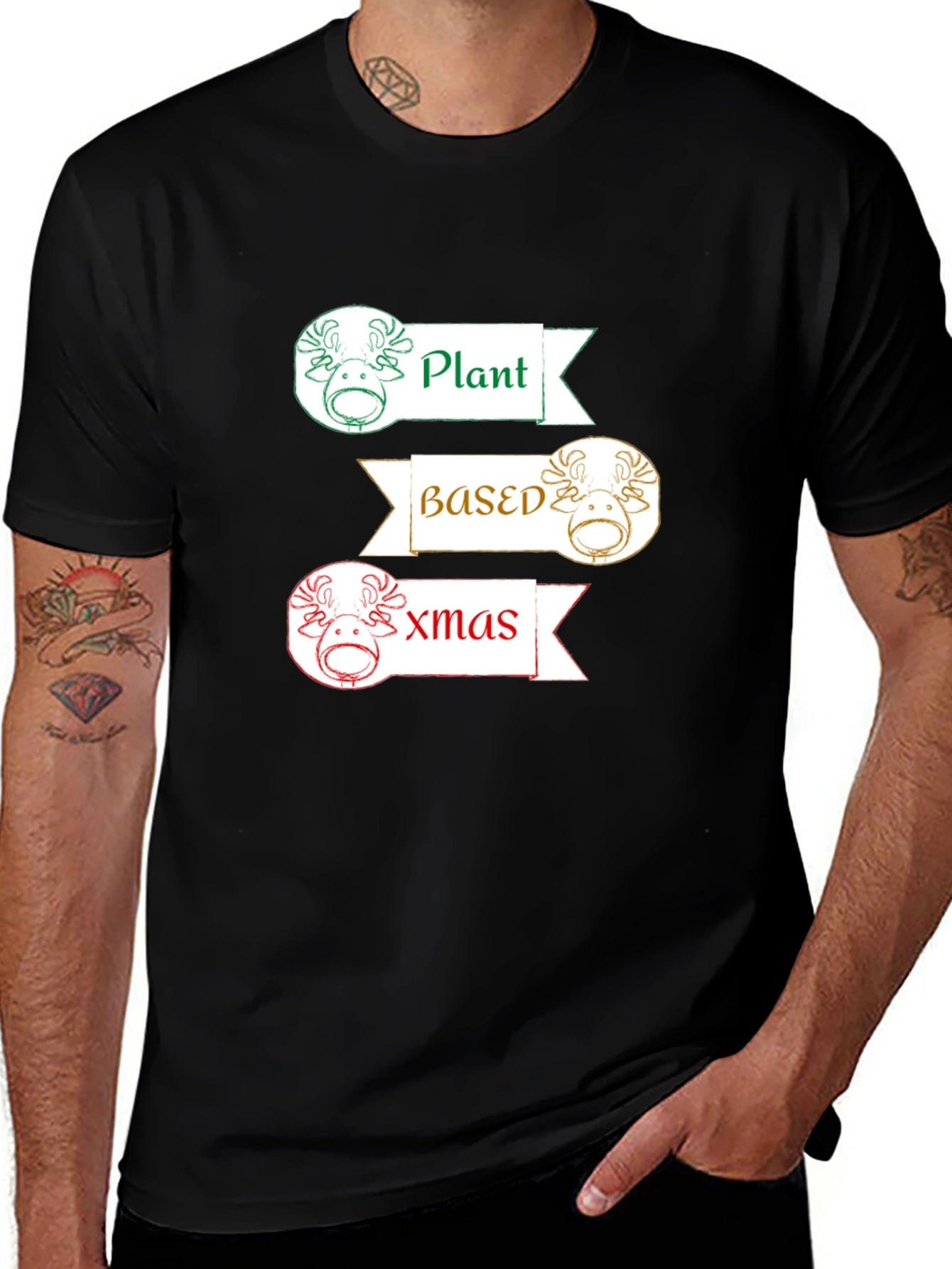 Plant Based Xmas T-Shirt
