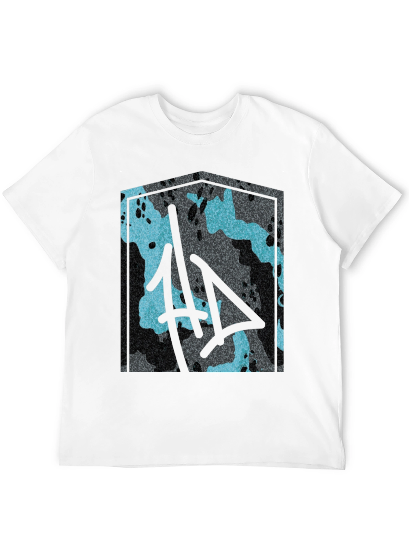 Urban Camo Graphic Tee - Mens Black T-Shirt