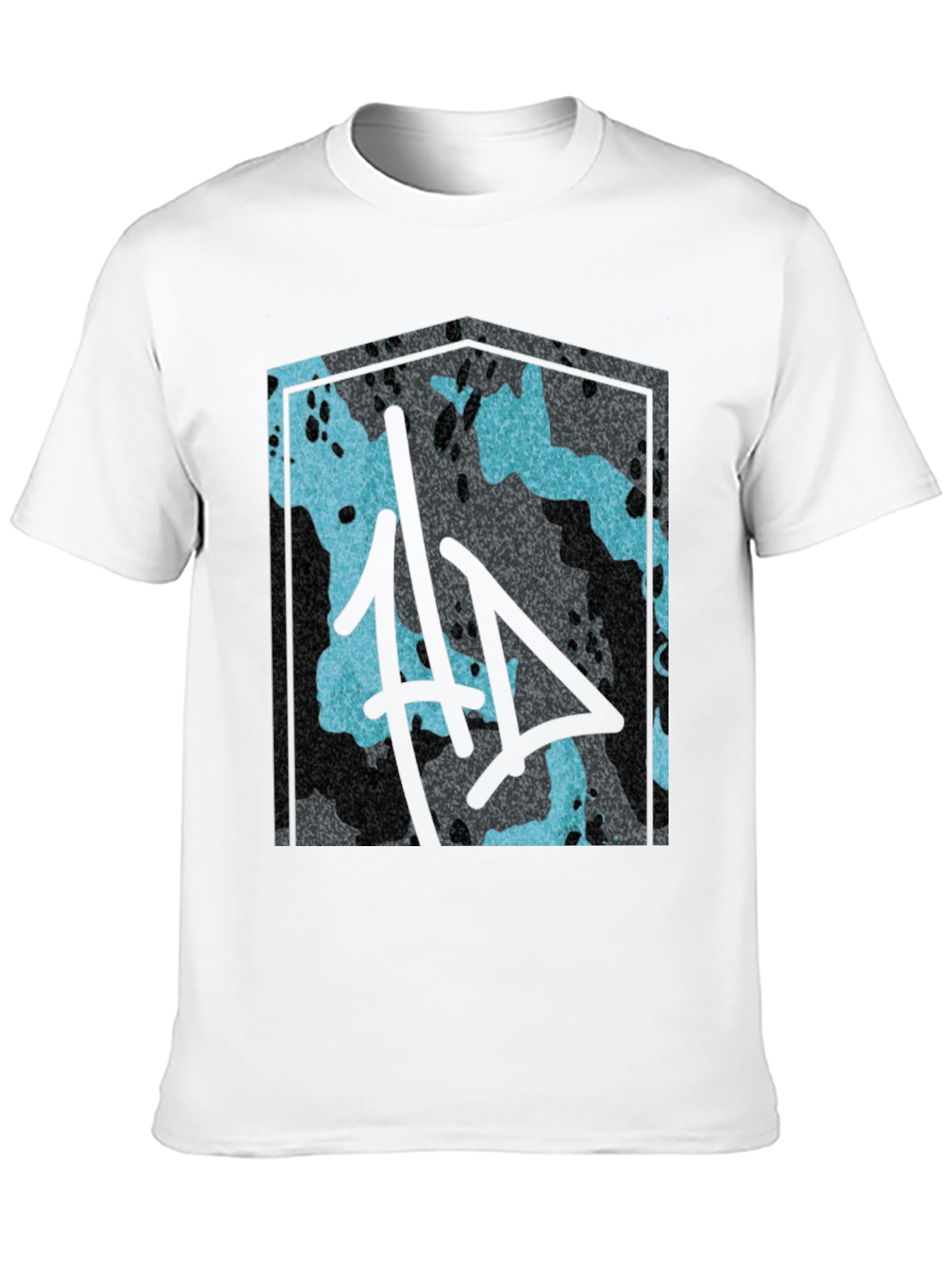 Urban Camo Graphic Tee - Mens Black T-Shirt