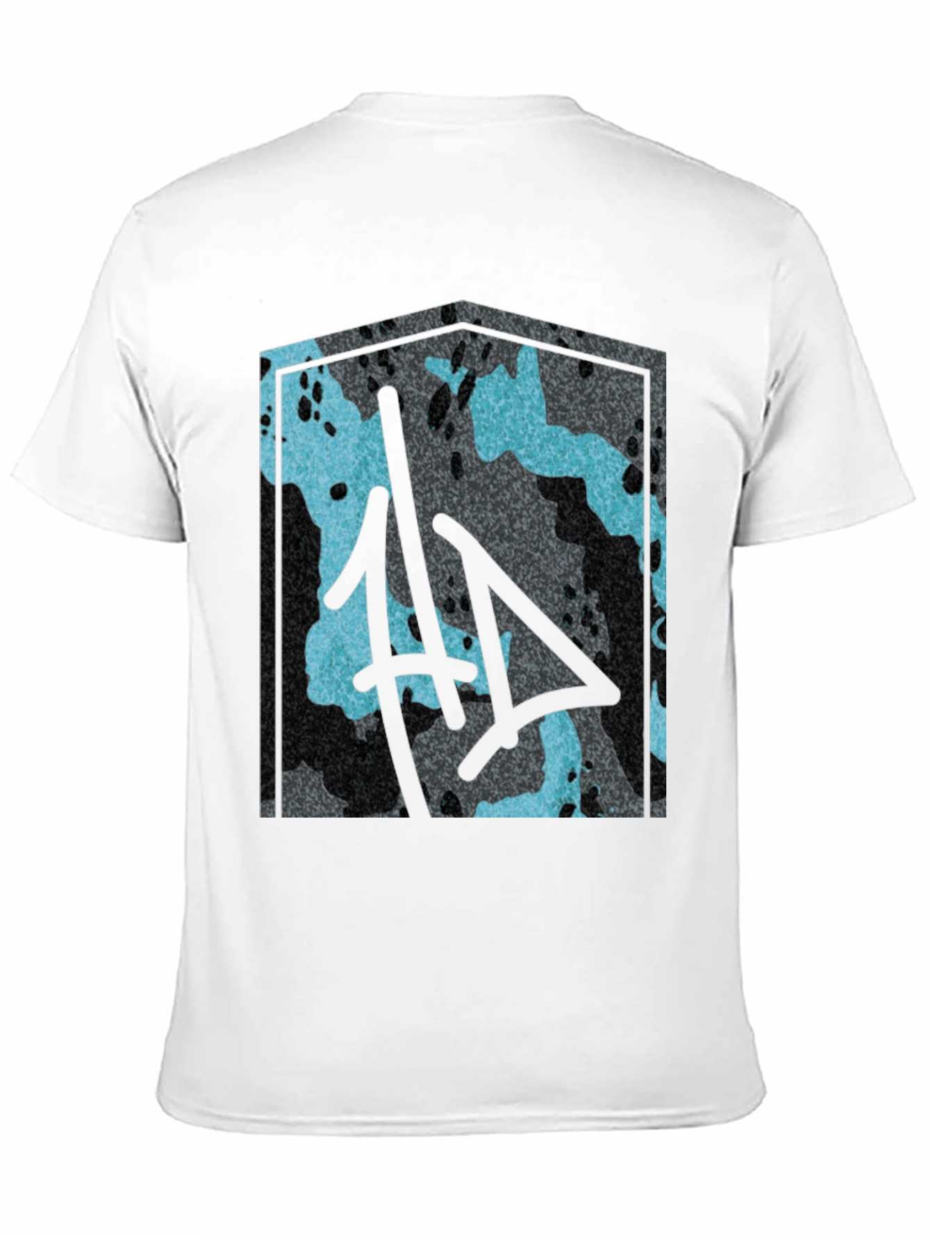 Urban Camo Graphic Tee - Mens Black T-Shirt