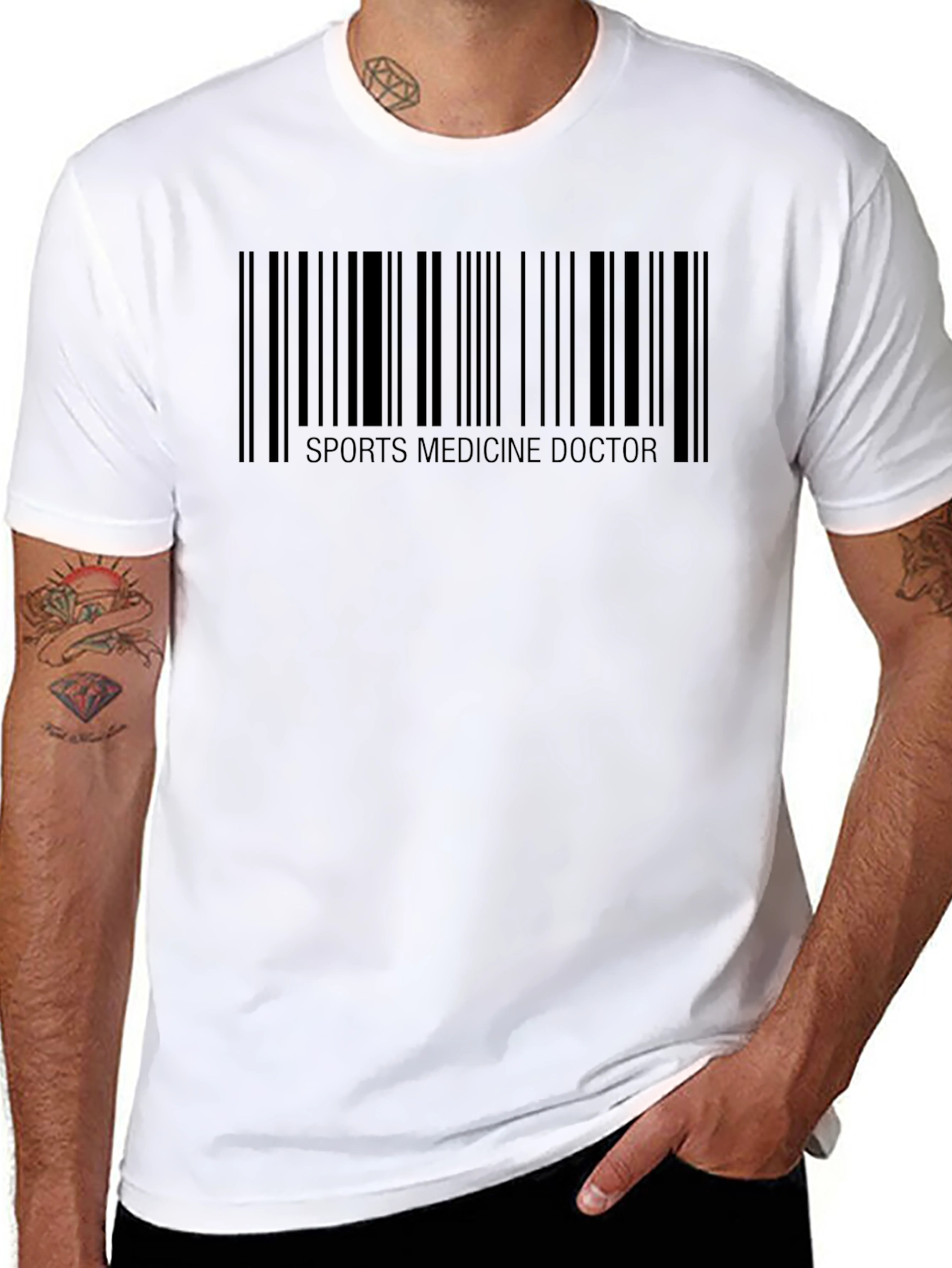 Sports Medicine Doctor Barcode T-Shirt
