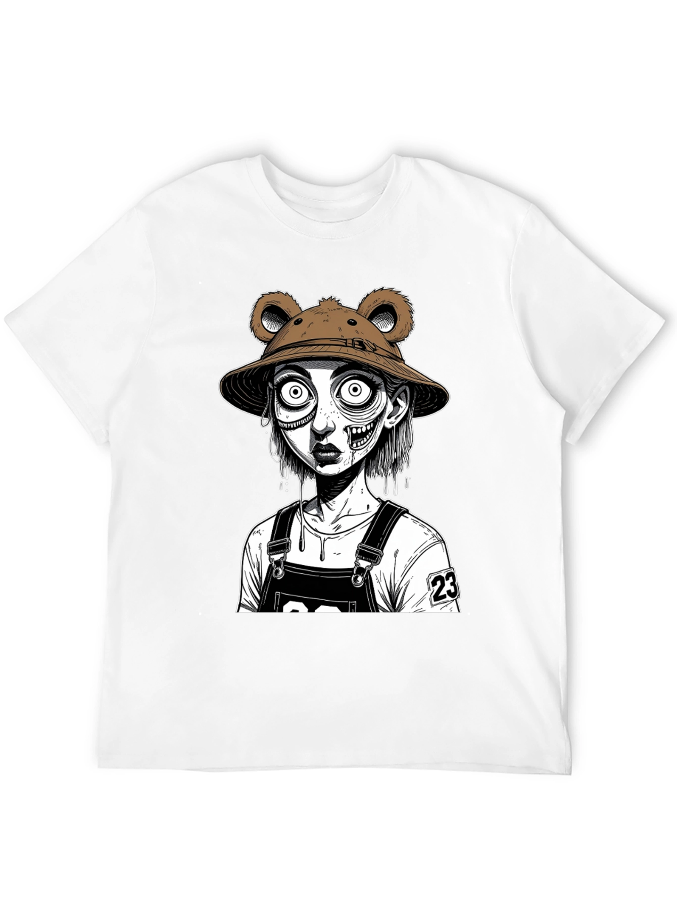 Zombie Bear Hat T-Shirt