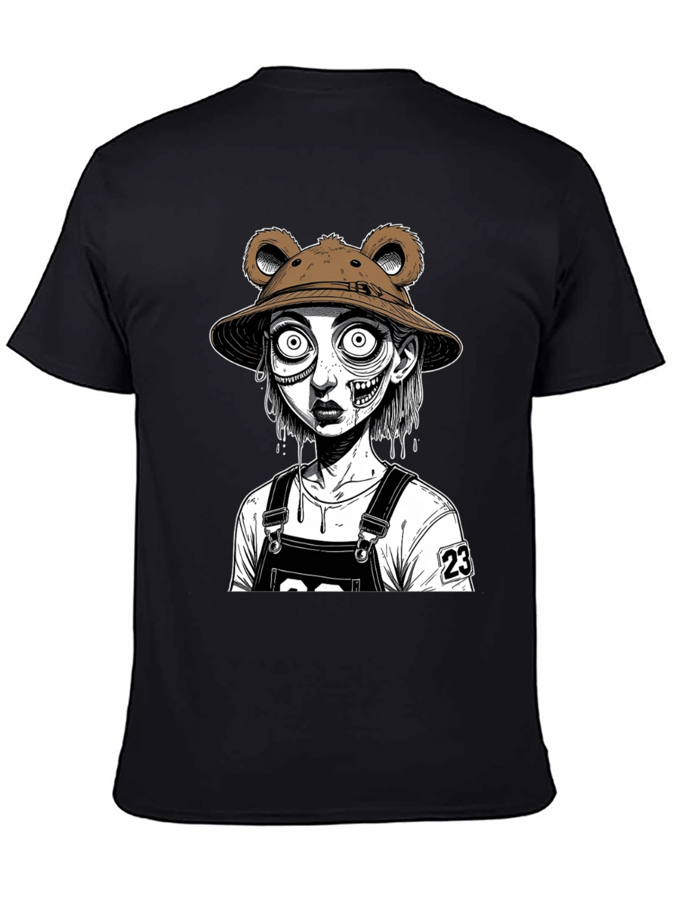 Zombie Bear Hat T-Shirt