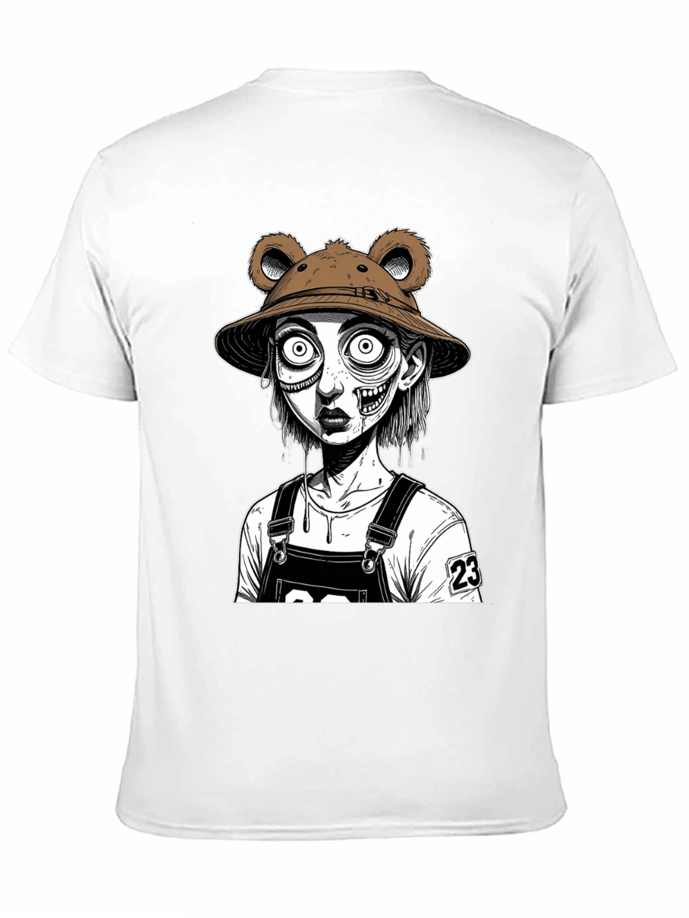Zombie Bear Hat T-Shirt
