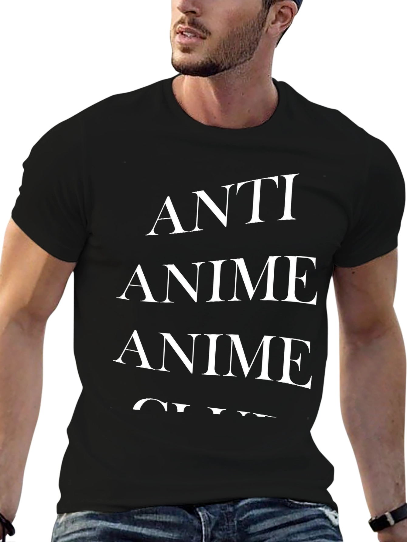 Anti Anime Club Black T-Shirt