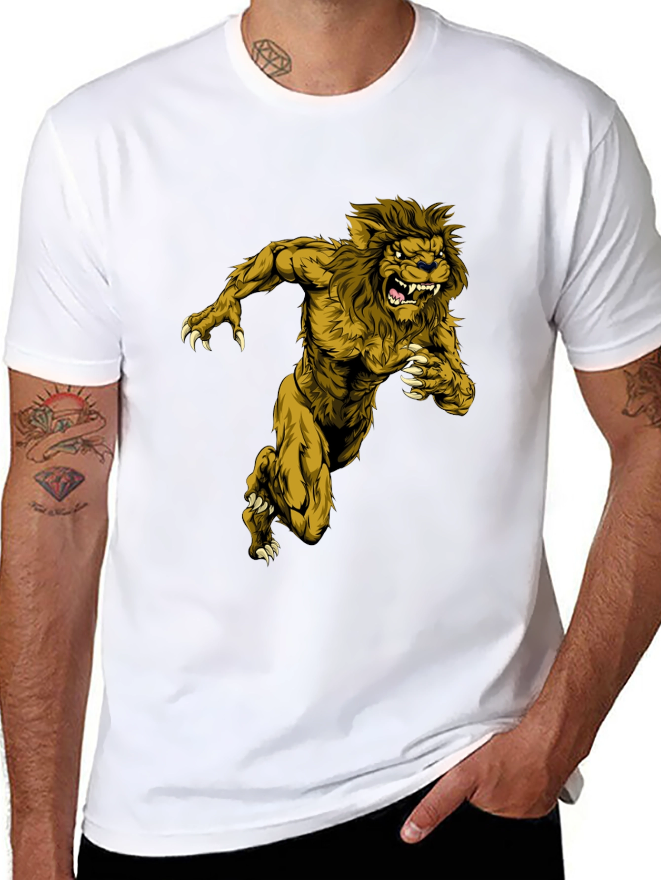 Lion Beast Mode Graphic Tee