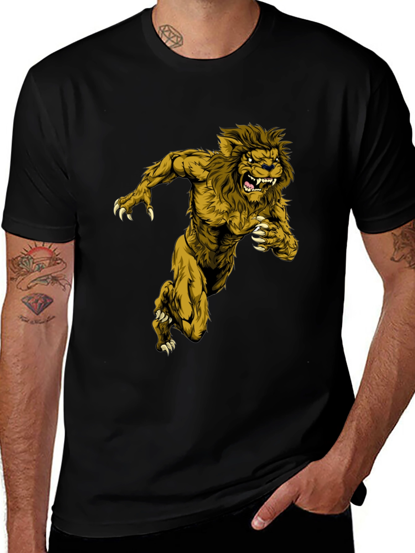 Lion Beast Mode Graphic Tee