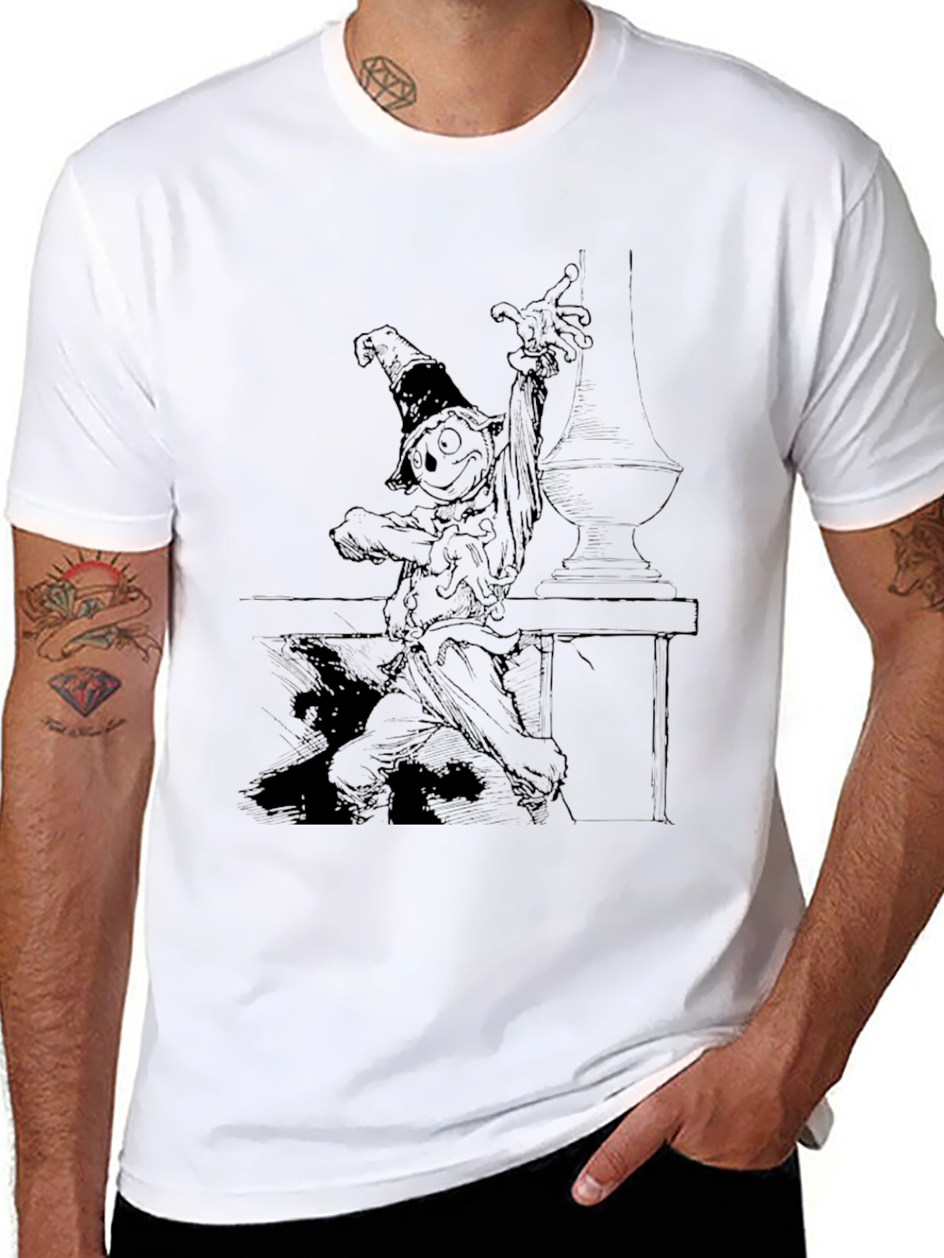 Wizard of Oz Scarecrow Graphic Tee