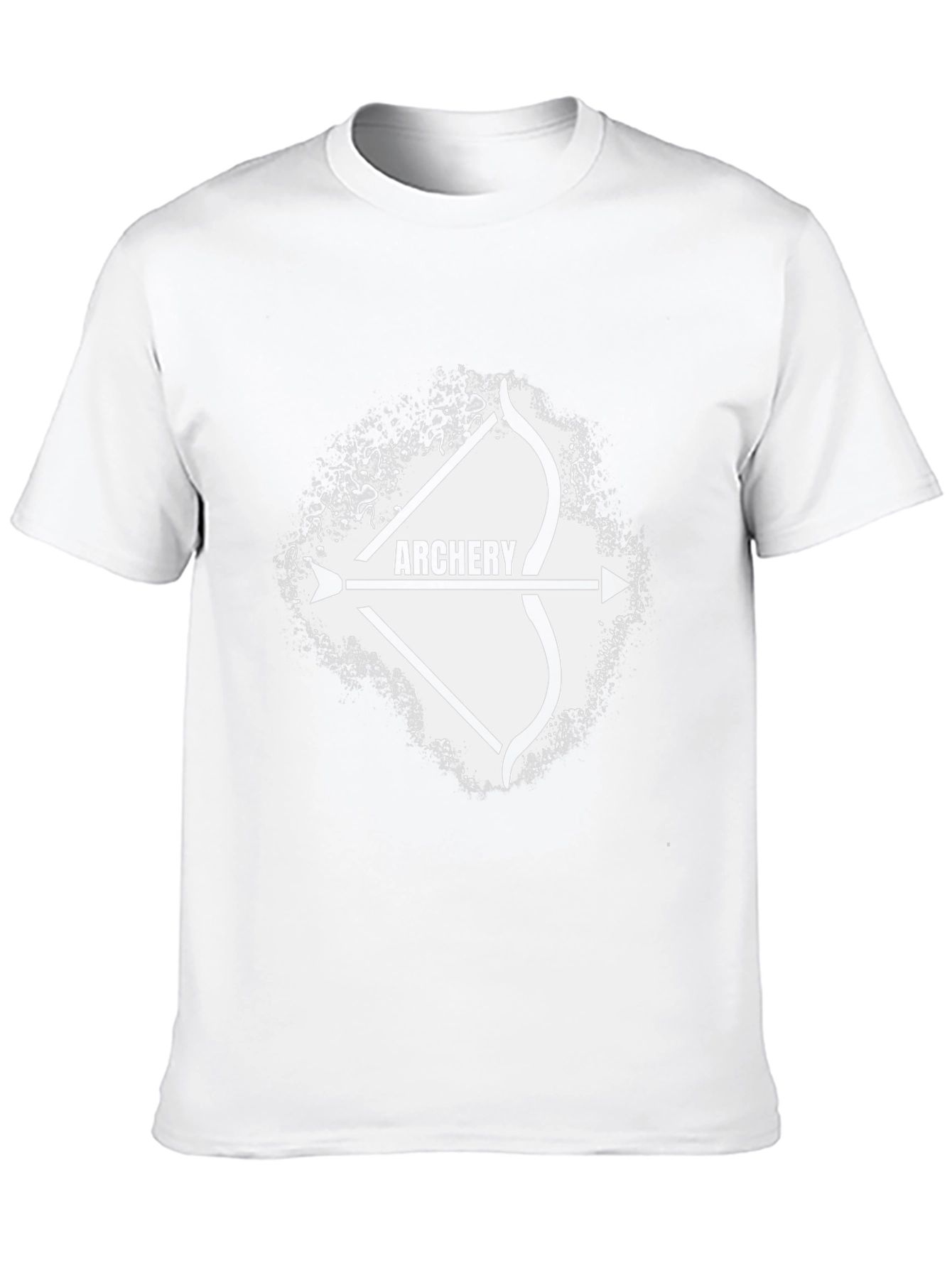 Archery Bow and Arrow Graphic Tee - Black
