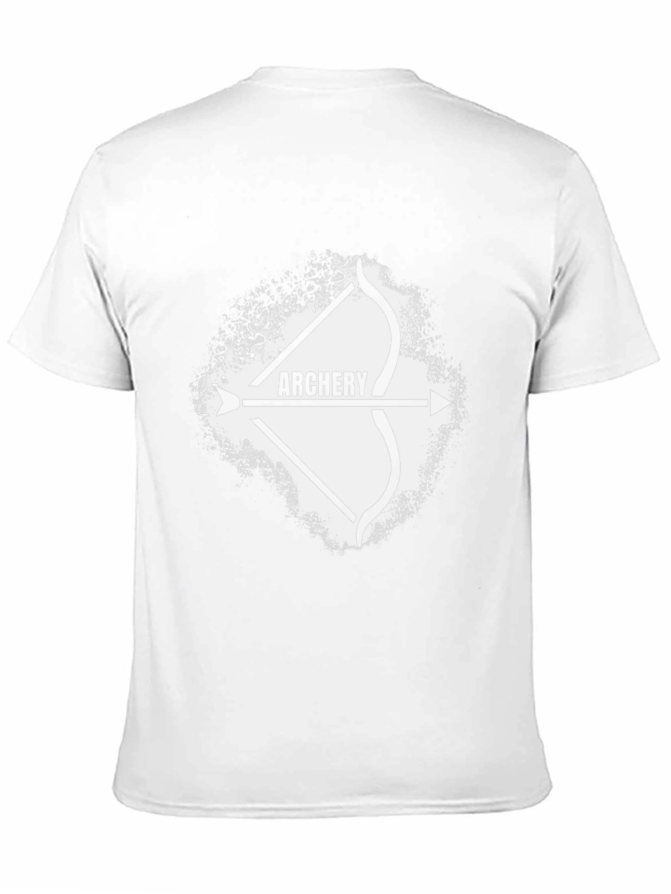 Archery Bow and Arrow Graphic Tee - Black