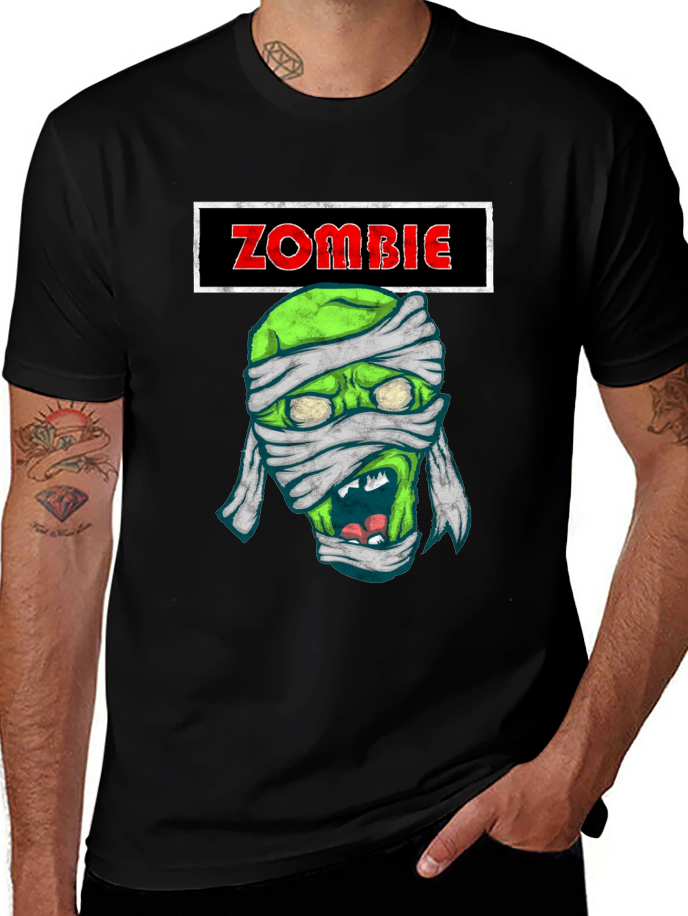 Zombie T-Shirt: Mummy Monster Graphic Tee