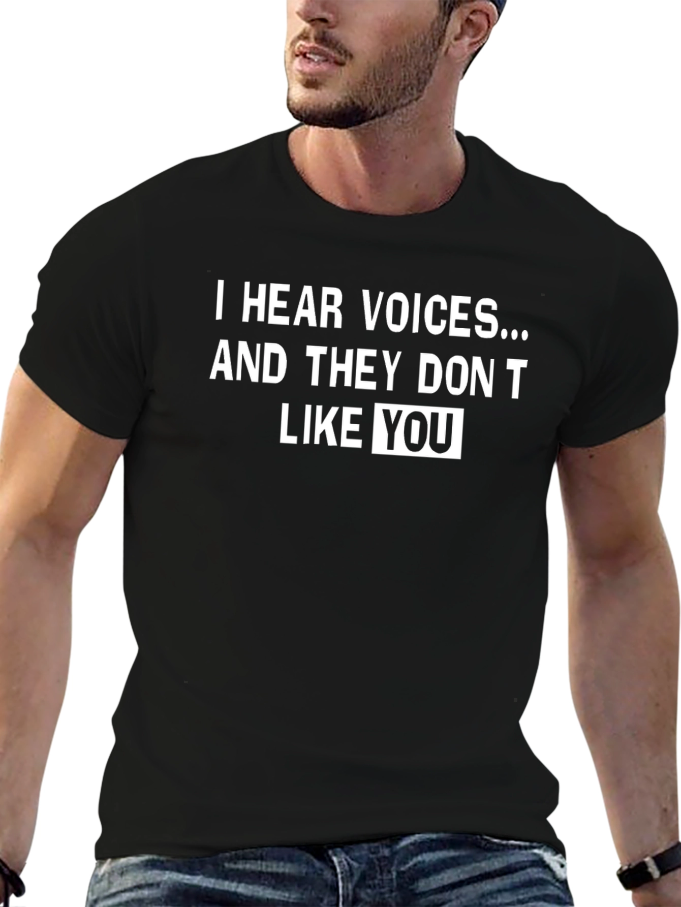 I Hear Voices Funny Graphic Tee - Unisex
