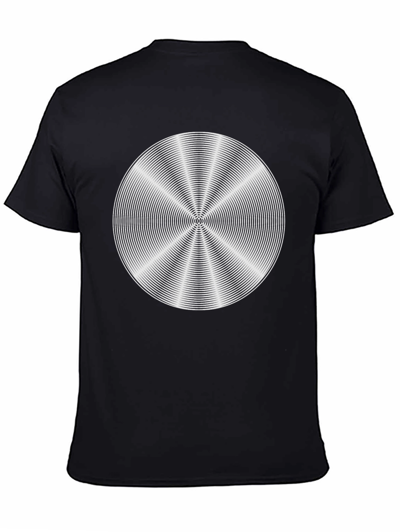 Optical Illusion Tee - Hypnotic Circle Design