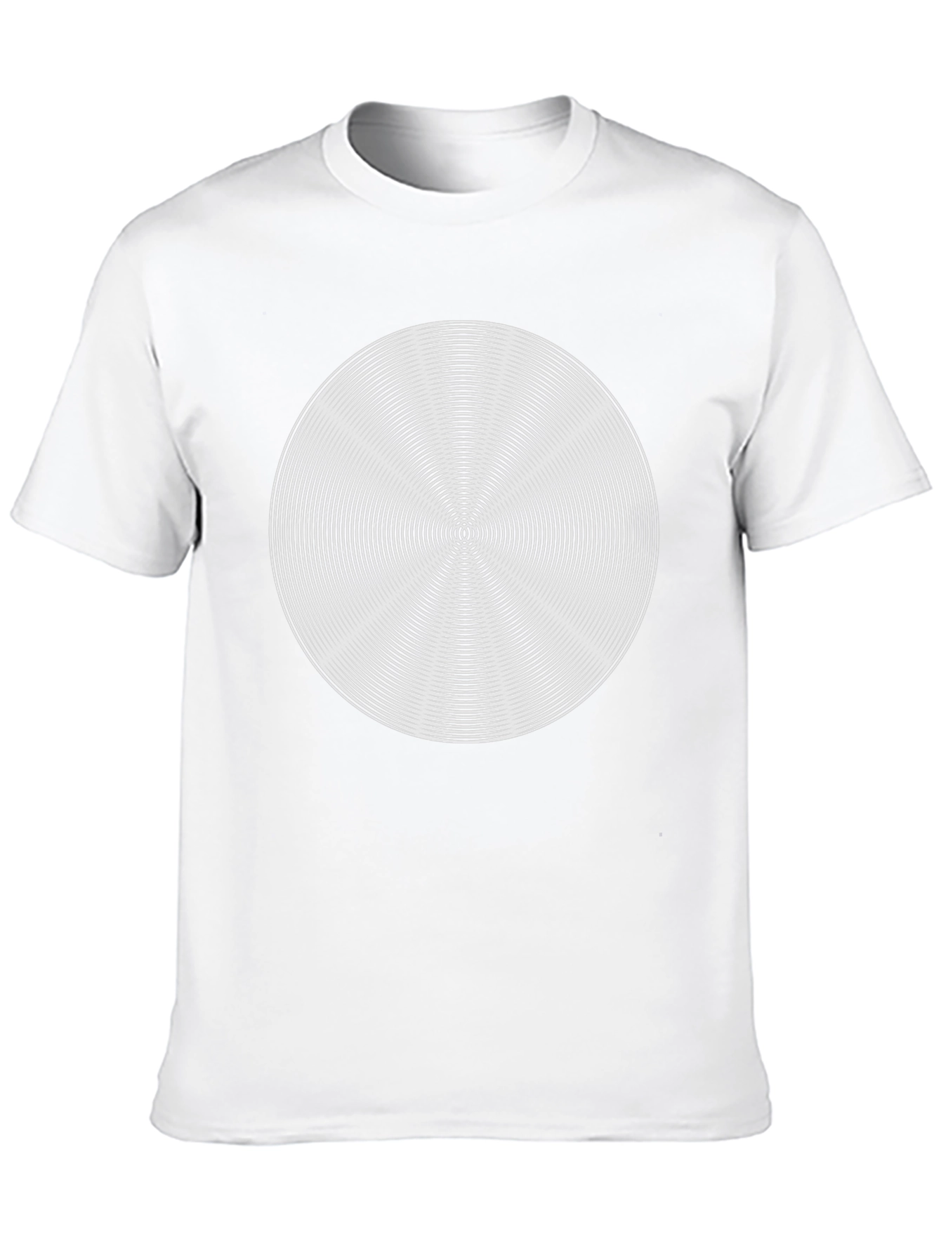 Optical Illusion Tee - Hypnotic Circle Design