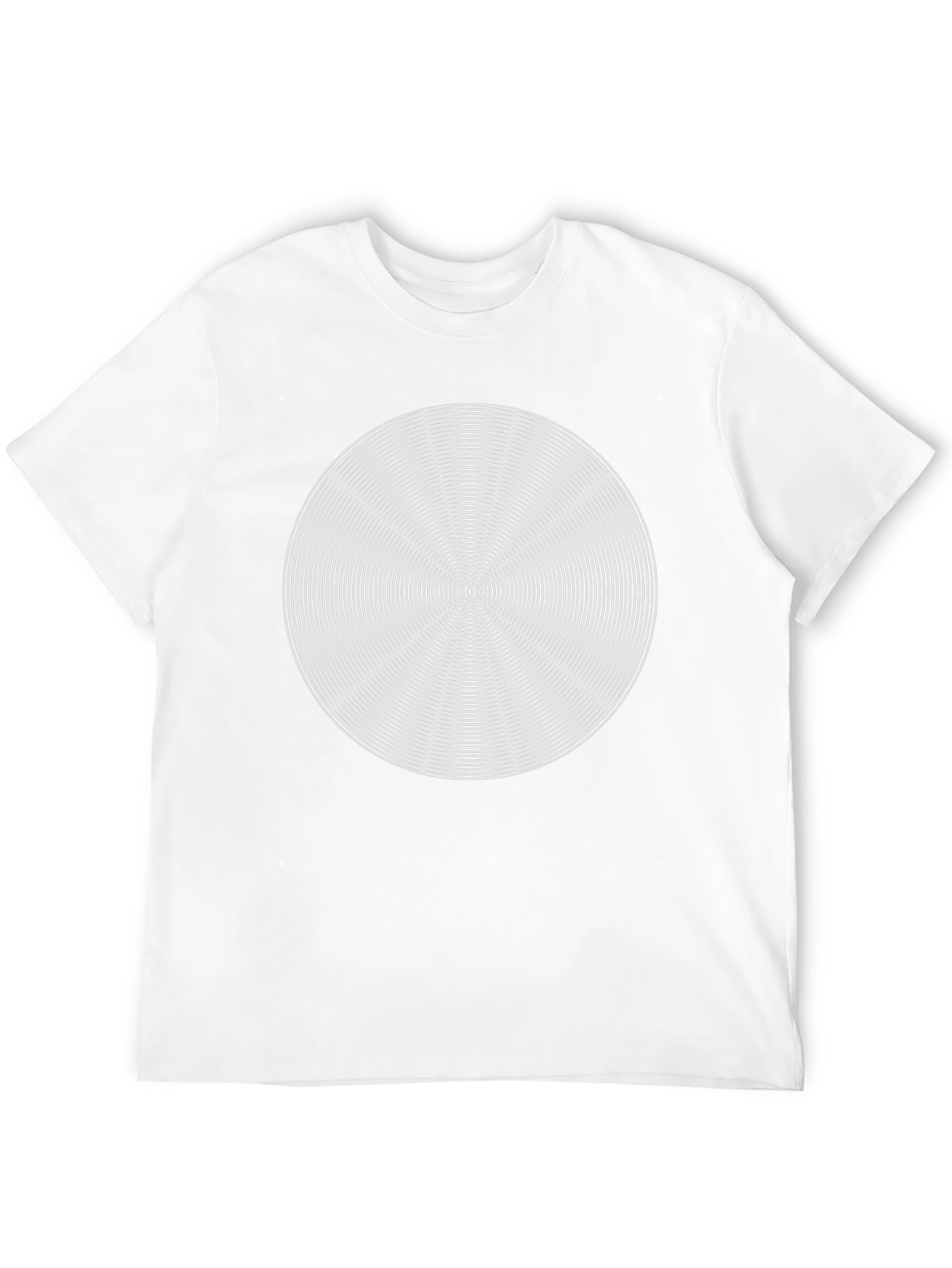 Optical Illusion Tee - Hypnotic Circle Design