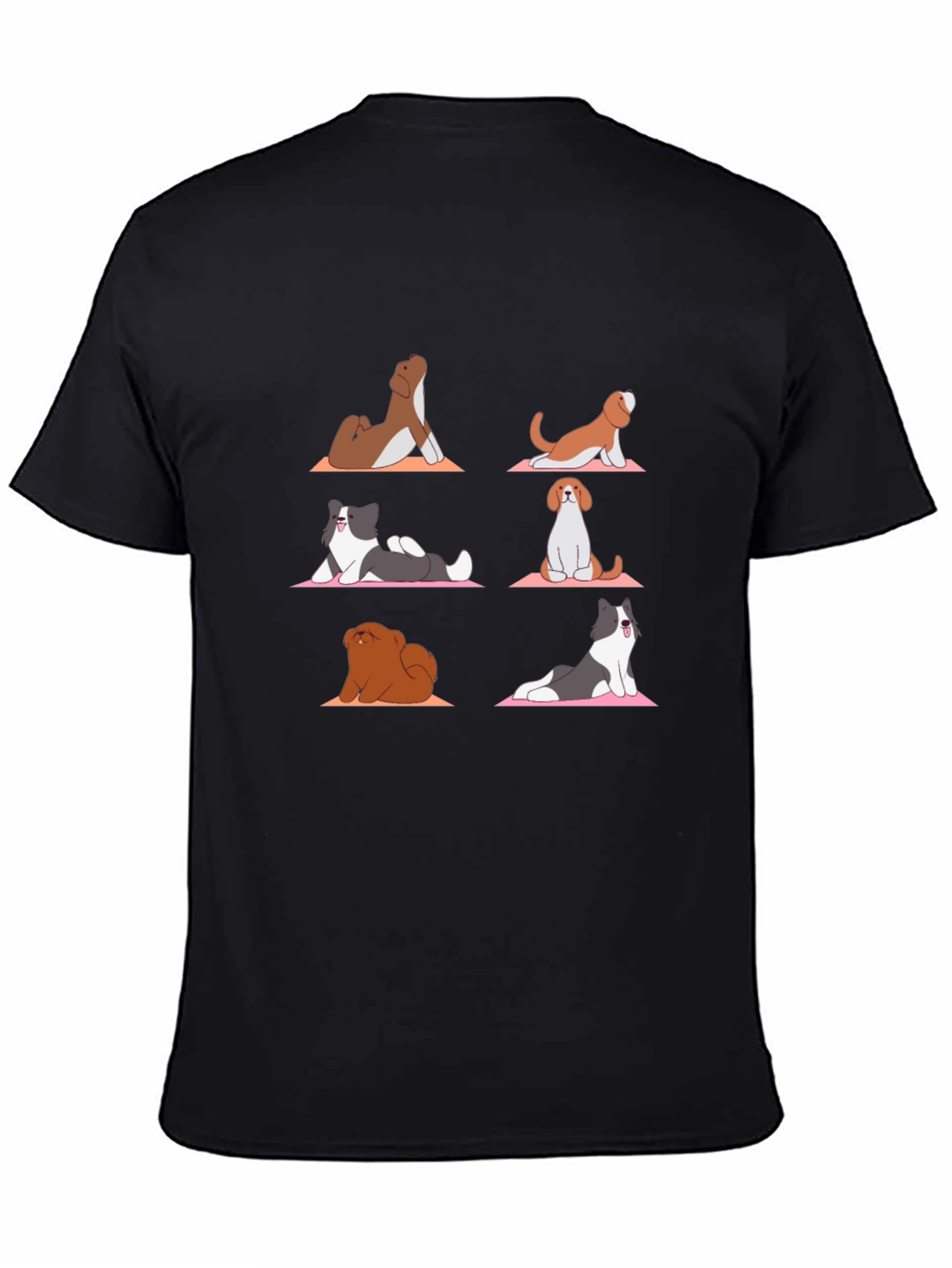 Yoga Dog T-Shirt: Funny Cartoon Graphic Tee