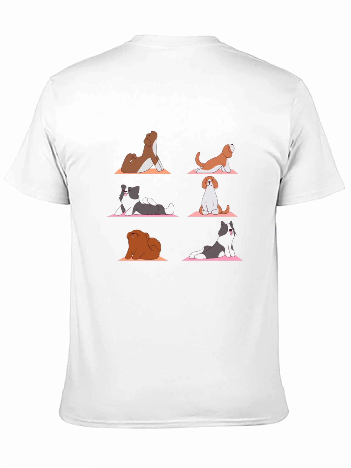 Yoga Dog T-Shirt: Funny Cartoon Graphic Tee