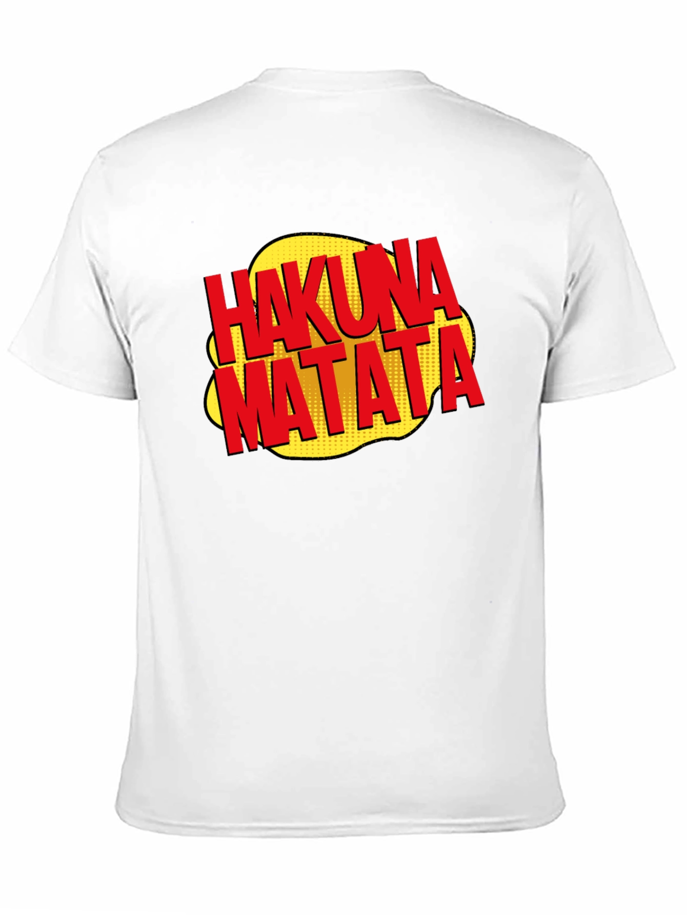 Hakuna Matata Graphic Tee - Relaxed Fit Black T-Shirt