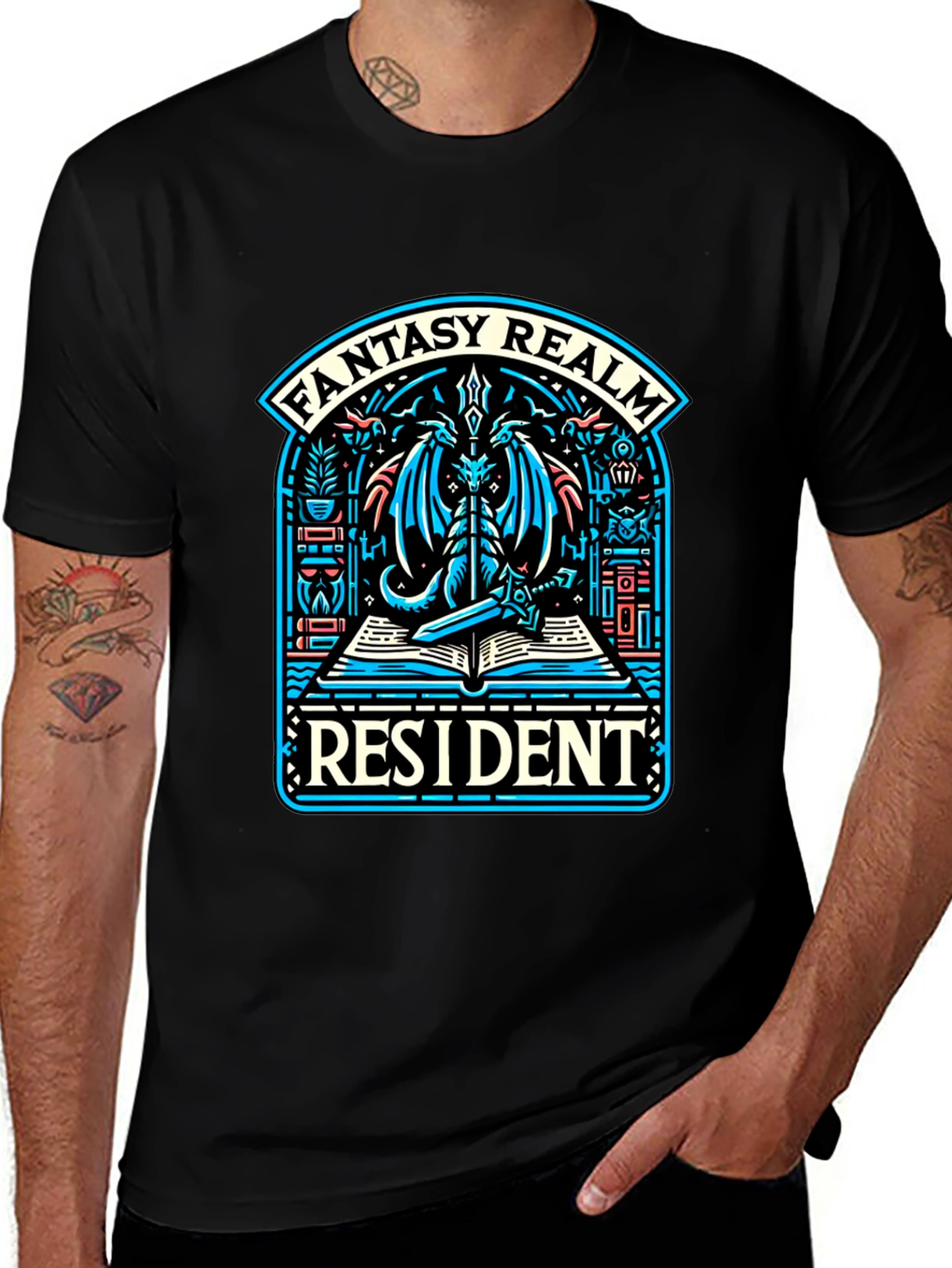 Fantasy Realm Resident Dragon T-Shirt