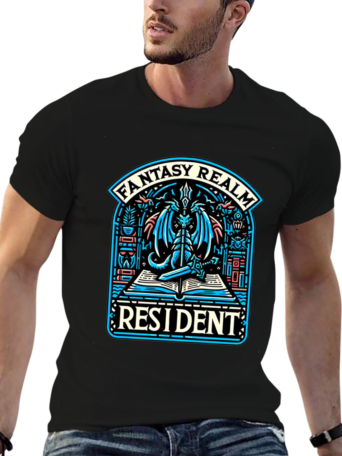Fantasy Realm Resident Dragon T-Shirt