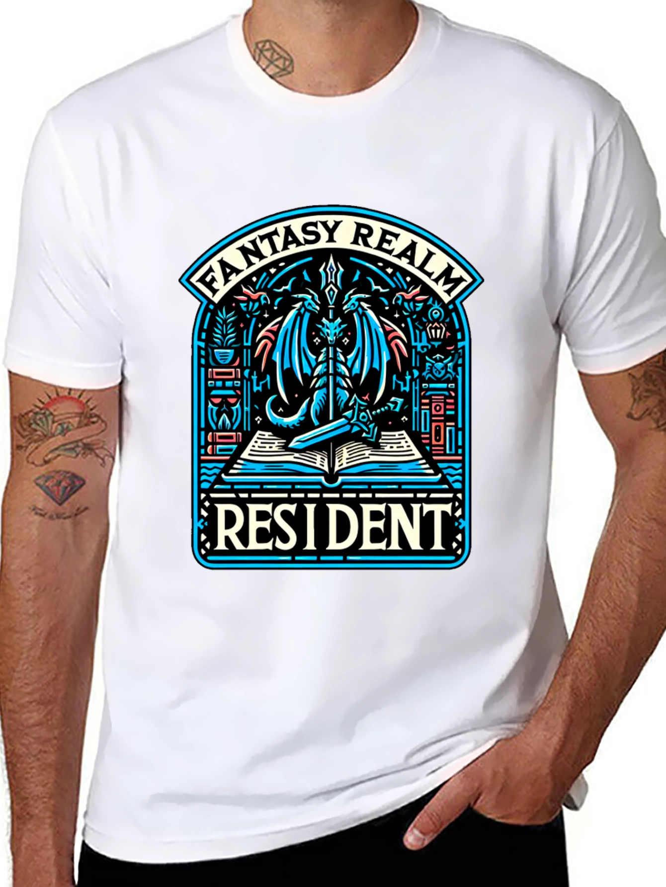 Fantasy Realm Resident Dragon T-Shirt