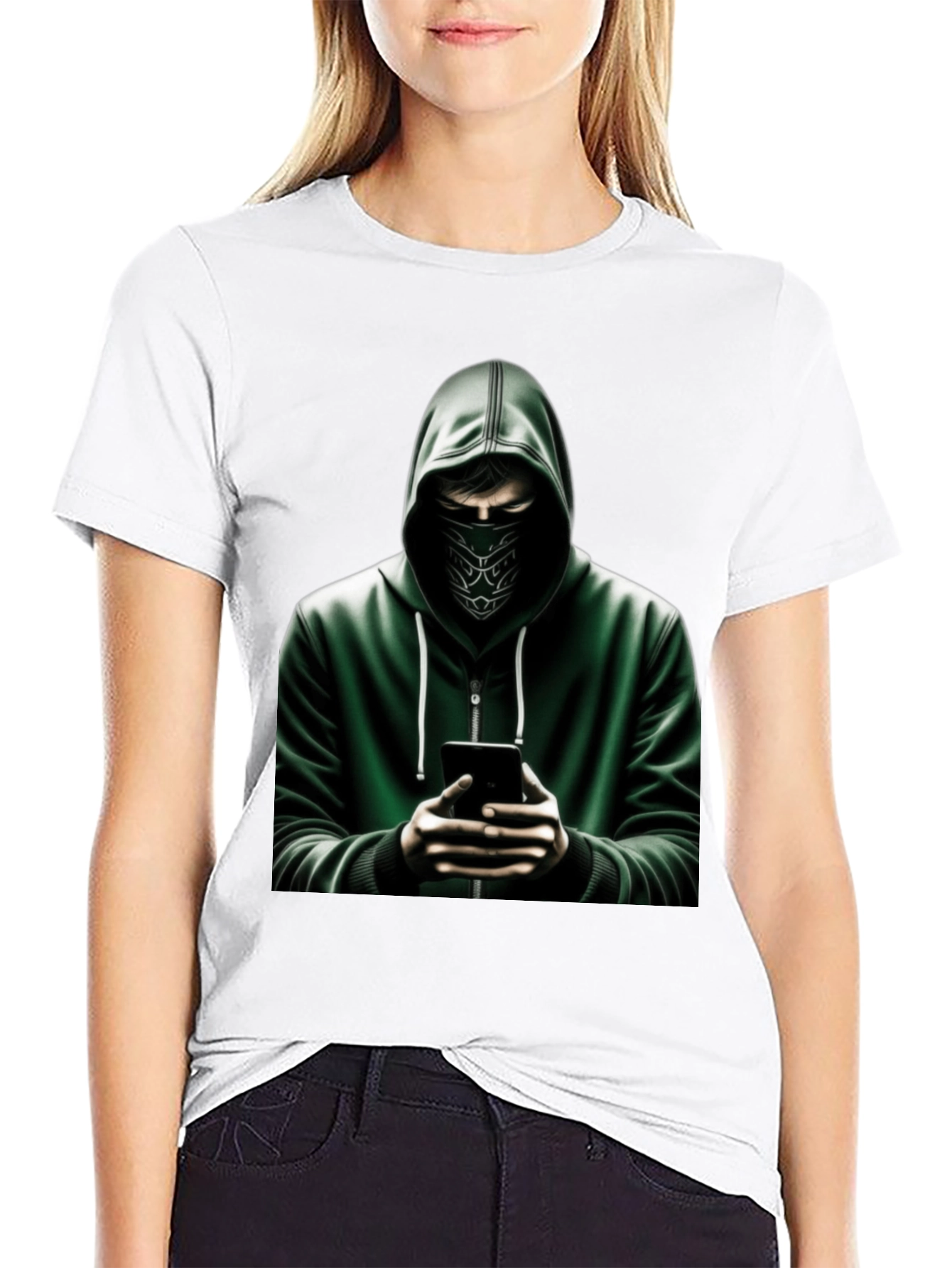 Urban Hacker Graphic Tee - Stealth Style