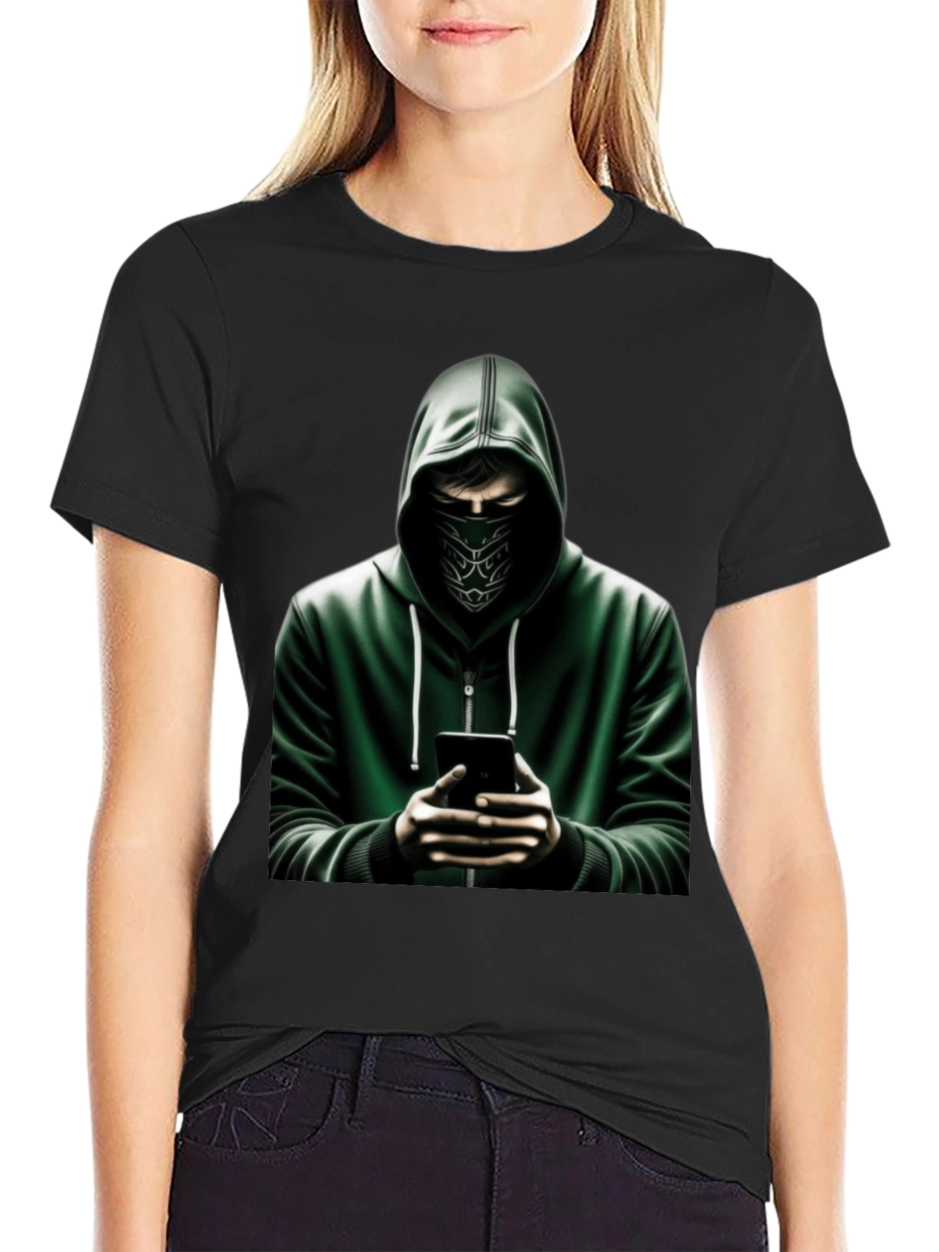 Urban Hacker Graphic Tee - Stealth Style