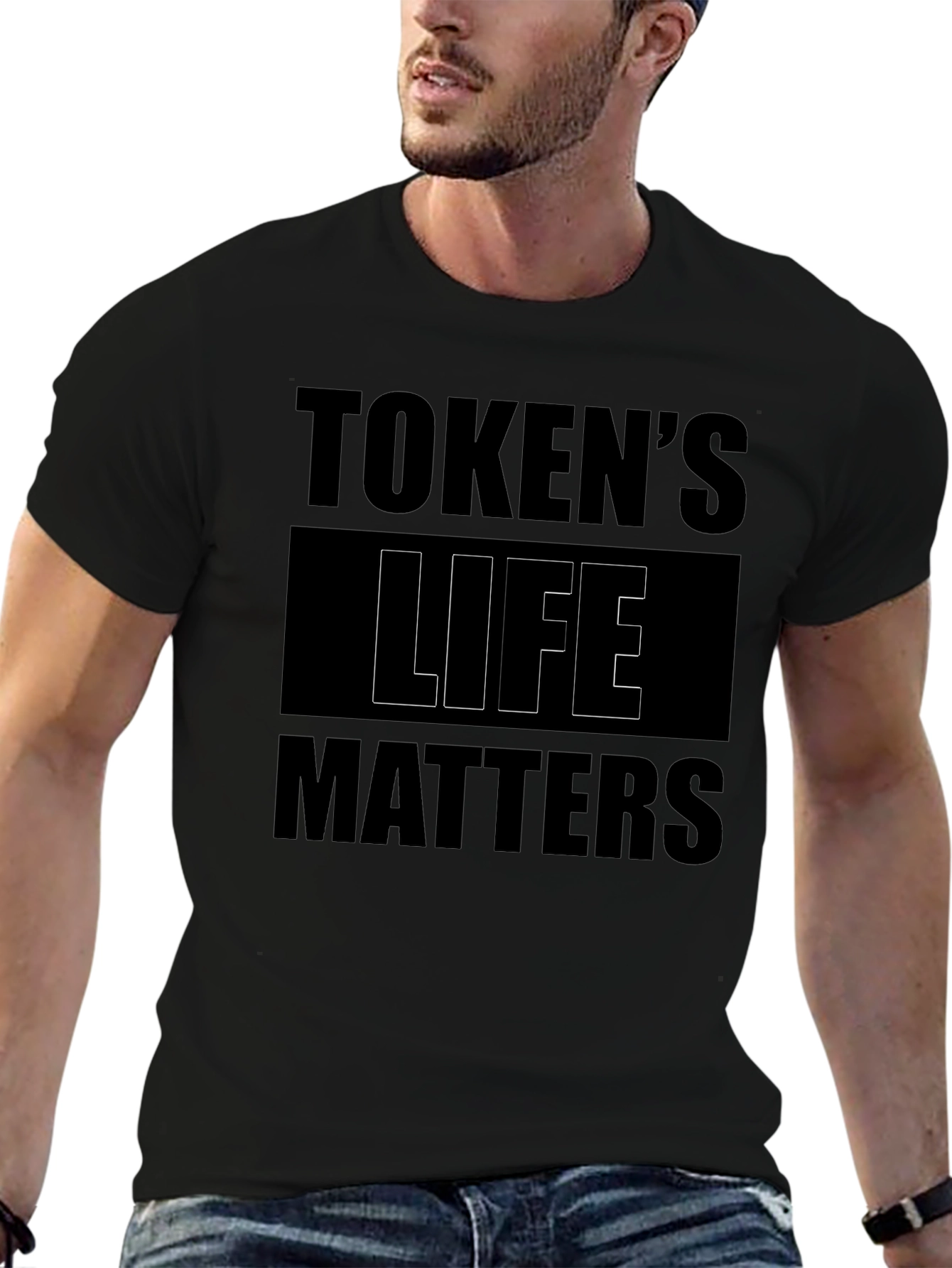 Tokens Life Matters Graphic Tee - Black